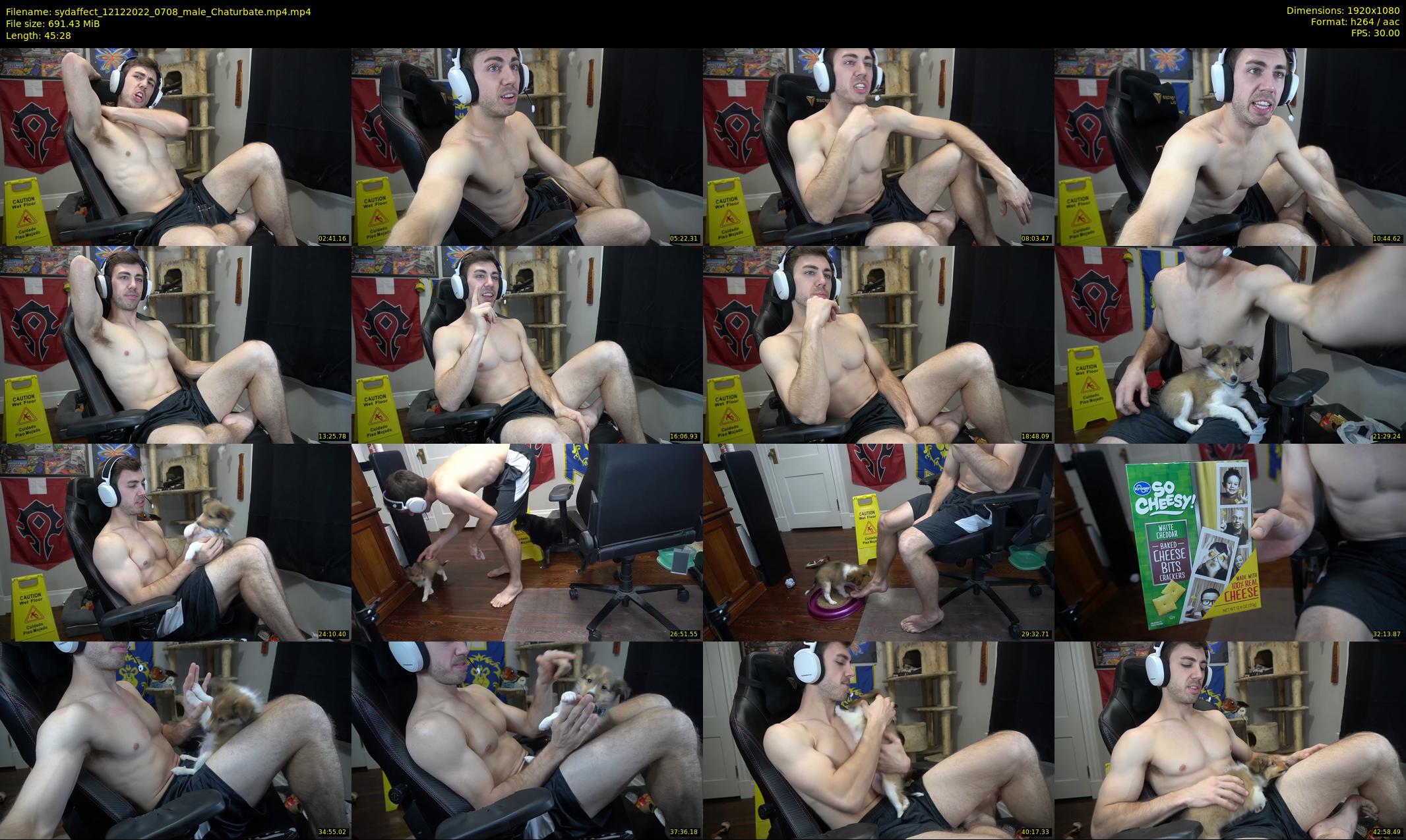 sydaffect — 46 minute Chaturbate male cam show recording, 1080p, Dec 12, 2022