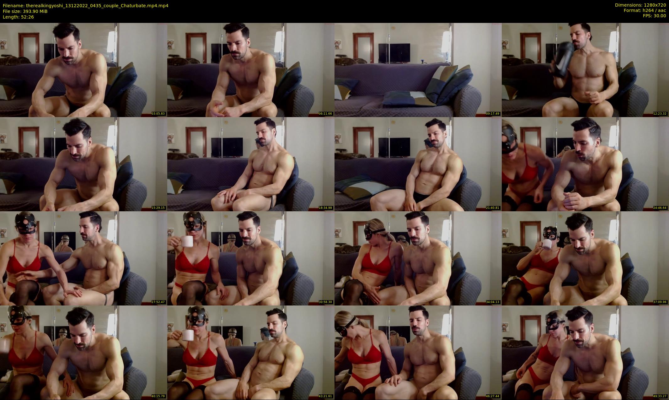 therealkingyoshi — 53 minute Chaturbate male cam show recording, 720p, Dec 13, 2022
