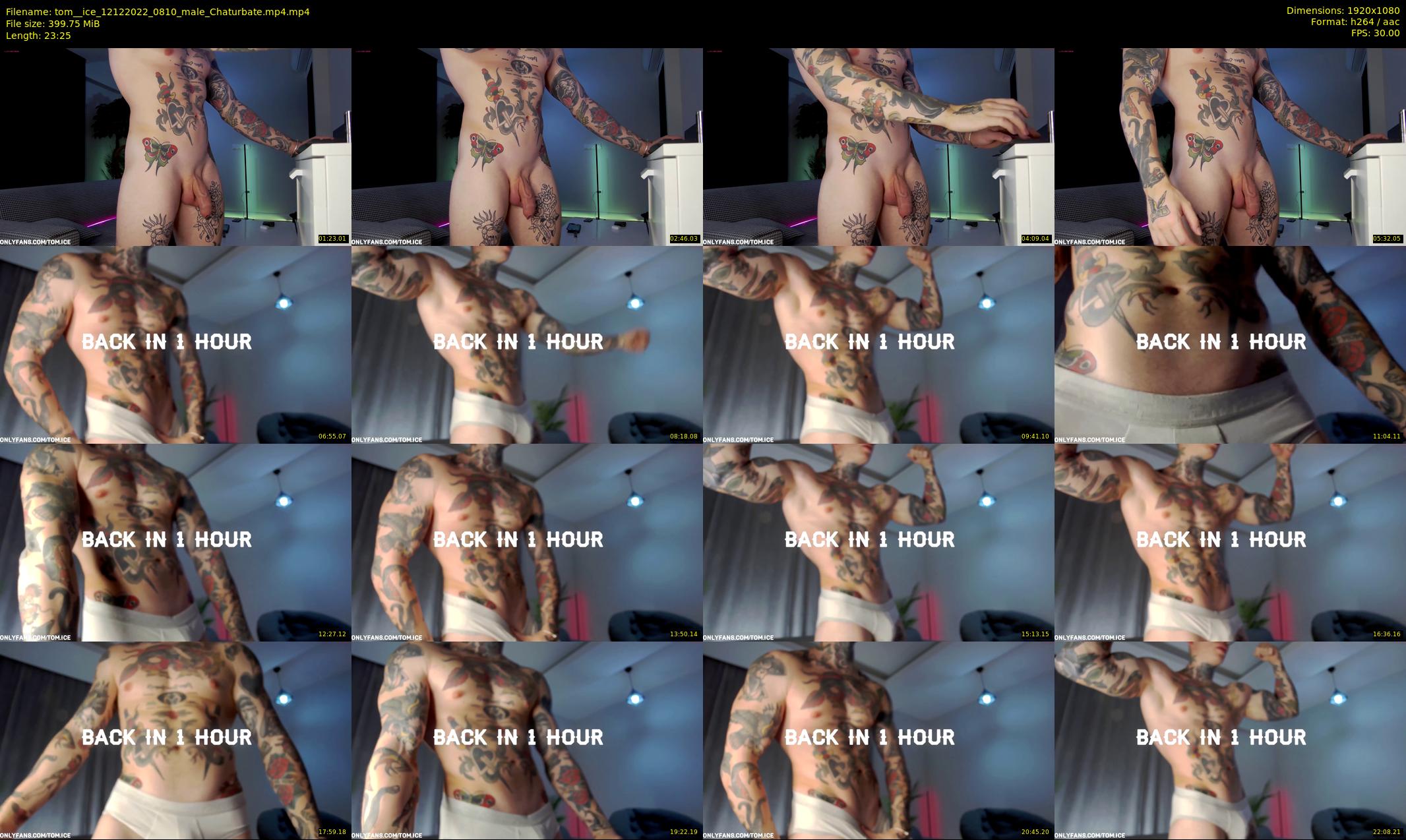 tom__ice — 24 minute Chaturbate male cam show recording, 1080p, Dec 12, 2022