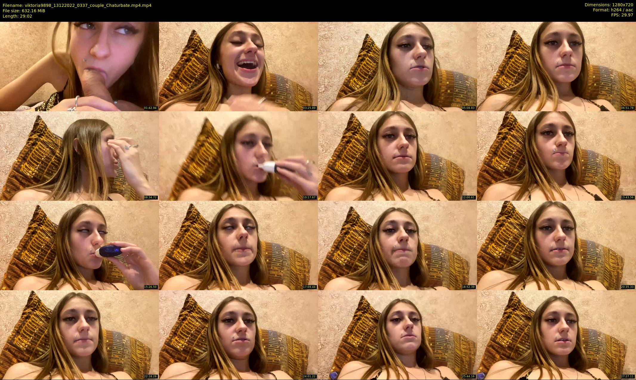 viktoria9898 — 30 minute Chaturbate couple cam show recording, 720p, Dec 13, 2022