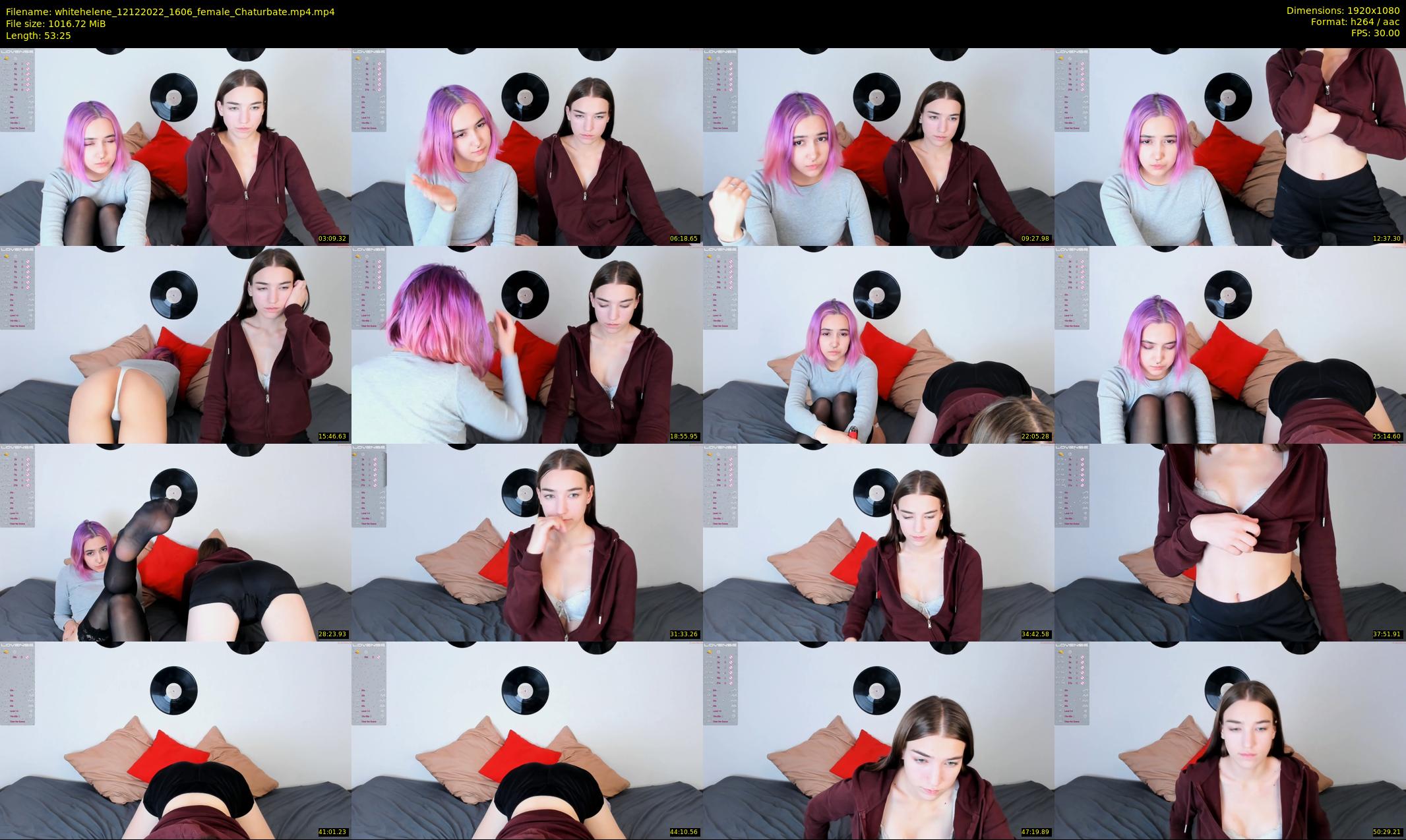 whitehelene — 54 minute Chaturbate female cam show recording, 1080p, Dec 12, 2022