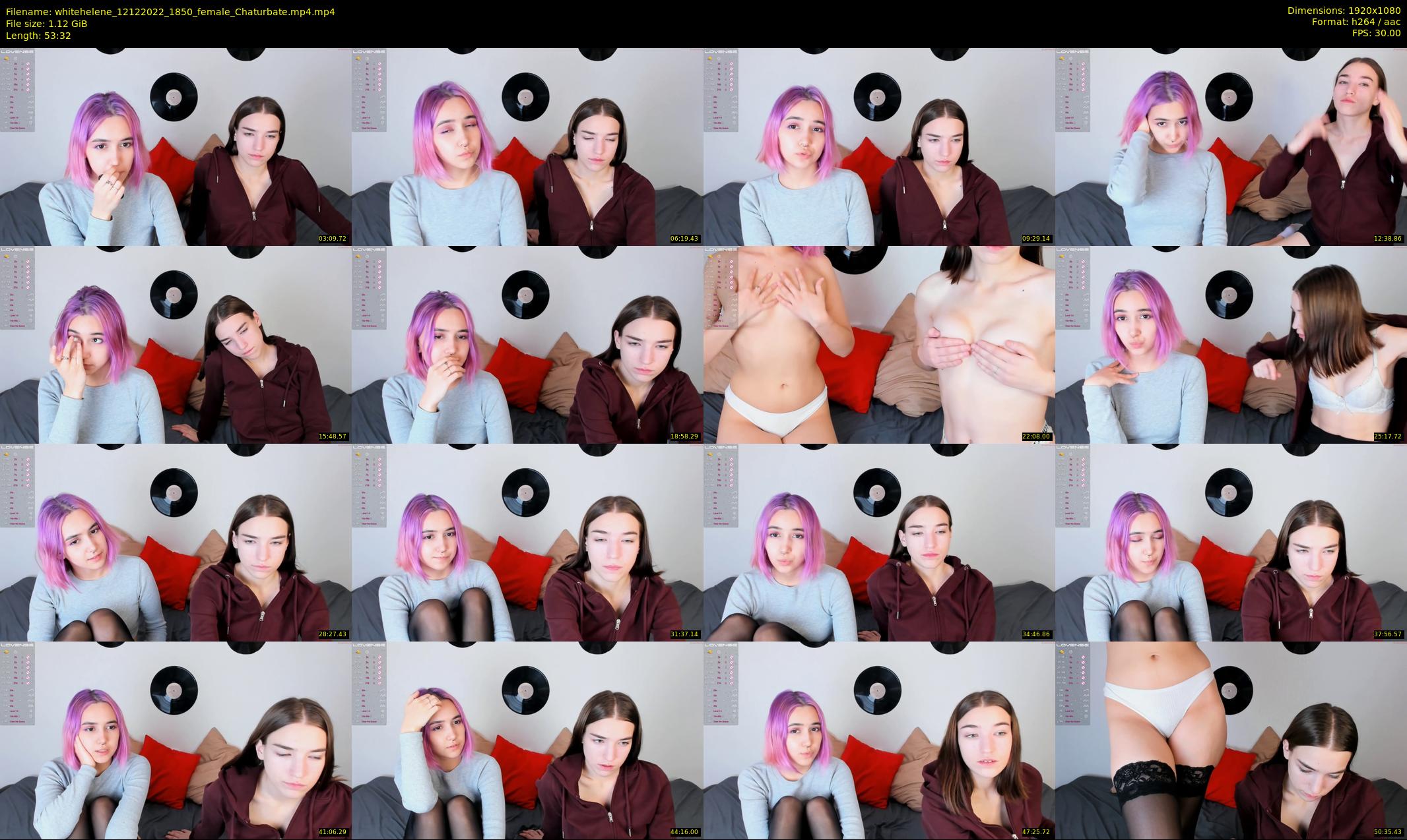 whitehelene — 54 minute Chaturbate female cam show recording, 1080p, Dec 12, 2022