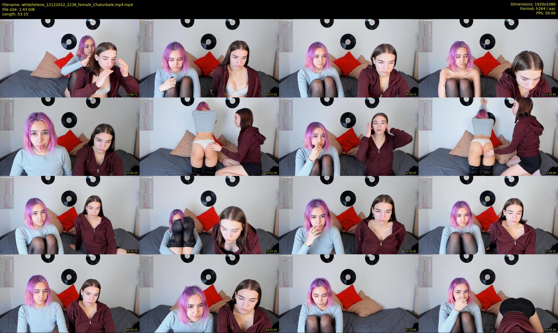 whitehelene — 54 minute Chaturbate female cam show recording, 1080p, Dec 12, 2022