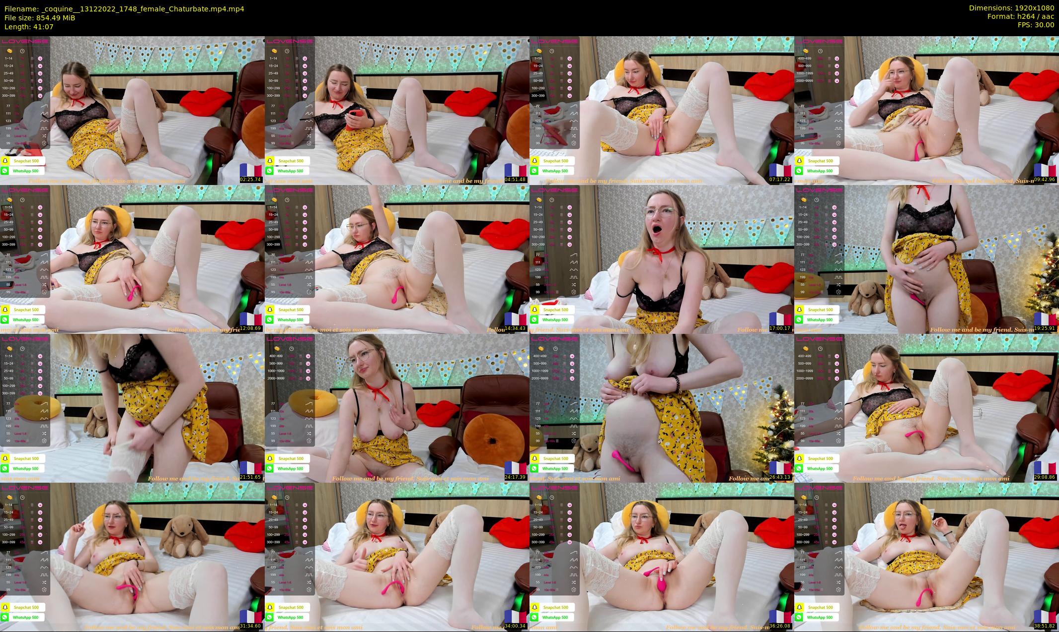 _coquine_ — 42 minute Chaturbate female cam show recording, 1080p, Dec 13, 2022