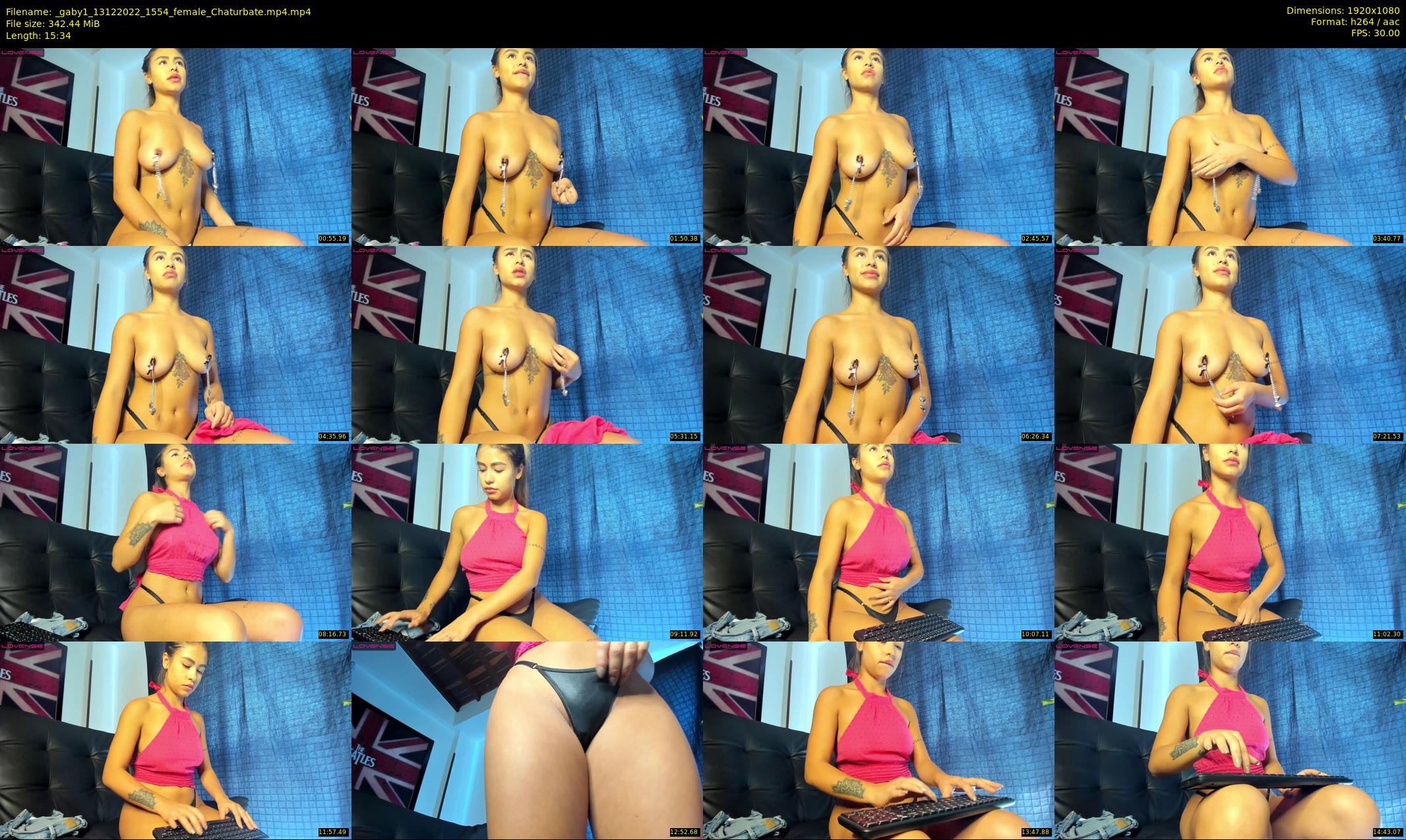 _gaby1 — 16 minute Chaturbate female cam show recording, 1080p, Dec 13, 2022