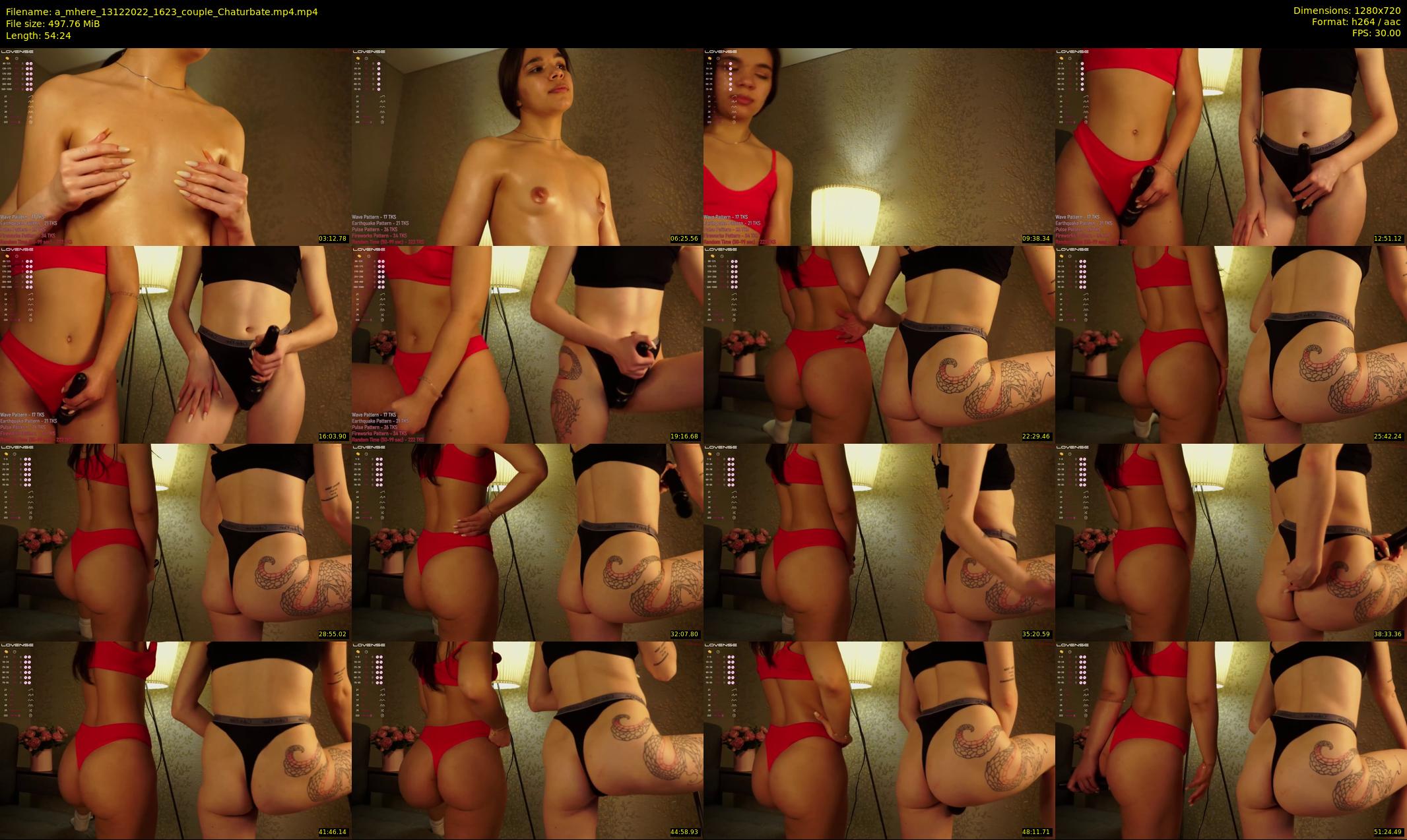 a_mhere — 55 minute Chaturbate couple cam show recording, 720p, Dec 13, 2022