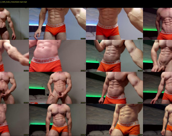 adam_muscle_ — 44 minute Chaturbate male cam show recording, 1080p, Dec 13, 2022