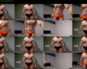 adam_muscle_ — 81 minute Chaturbate male cam show recording, 1080p, Dec 13, 2022