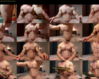 adam_muscle_ — 54 minute Chaturbate male cam show recording, 1080p, Dec 13, 2022