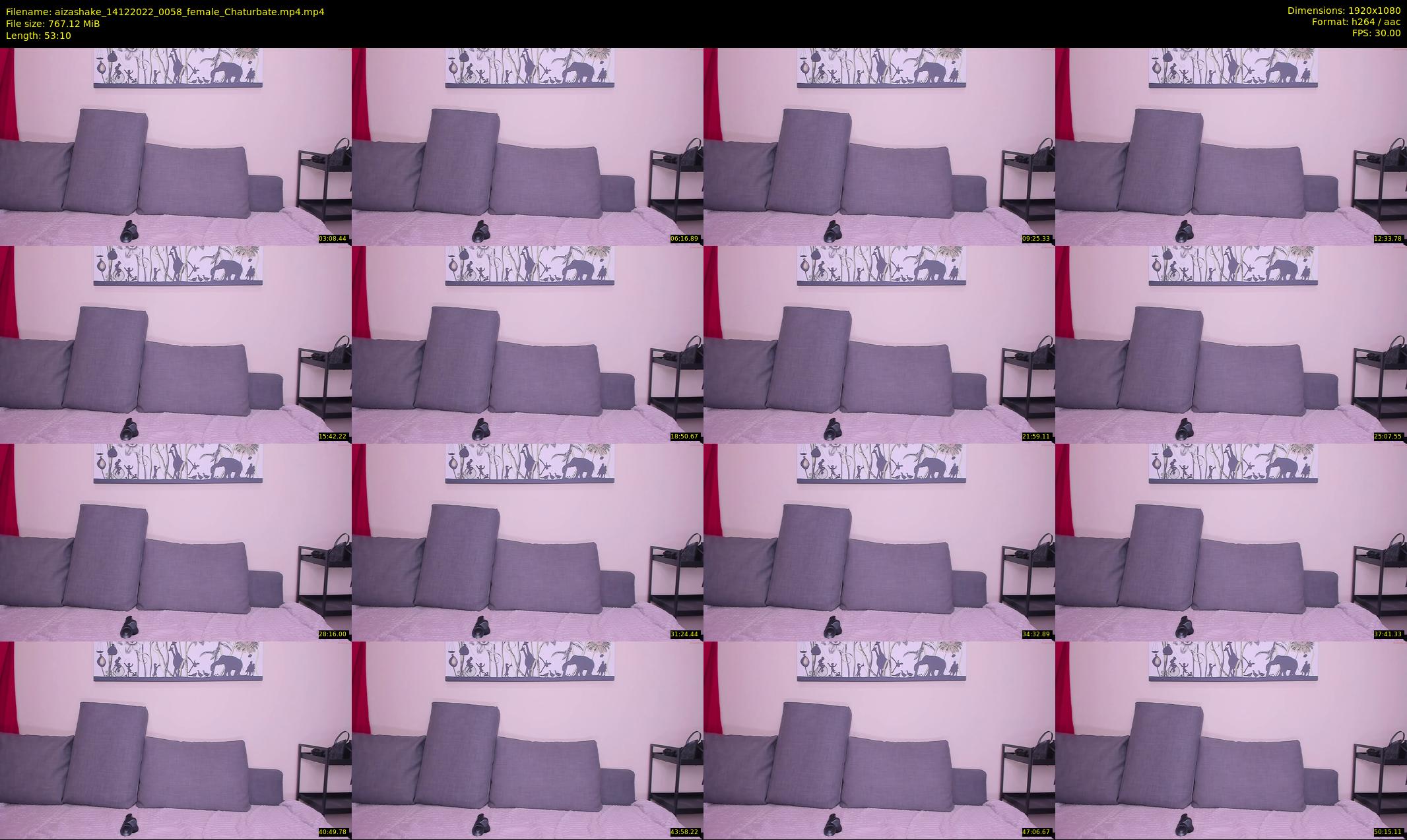 aizashake — 54 minute Chaturbate female cam show recording, 1080p, Dec 14, 2022