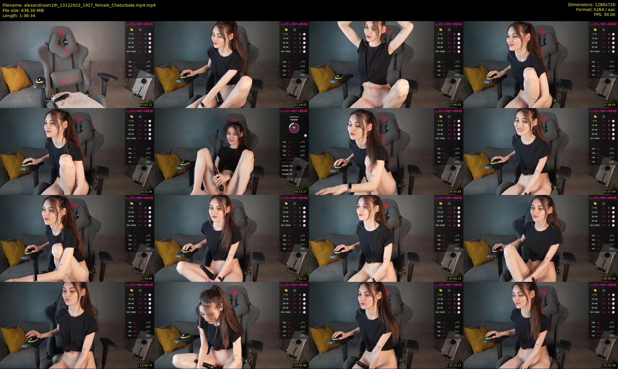 alexandrasm1th — 97 minute Chaturbate female cam show recording, 720p, Dec 13, 2022