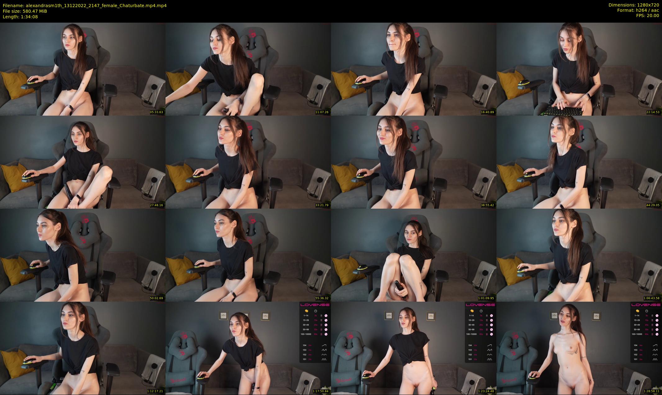 alexandrasm1th — 95 minute Chaturbate female cam show recording, 720p, Dec 13, 2022