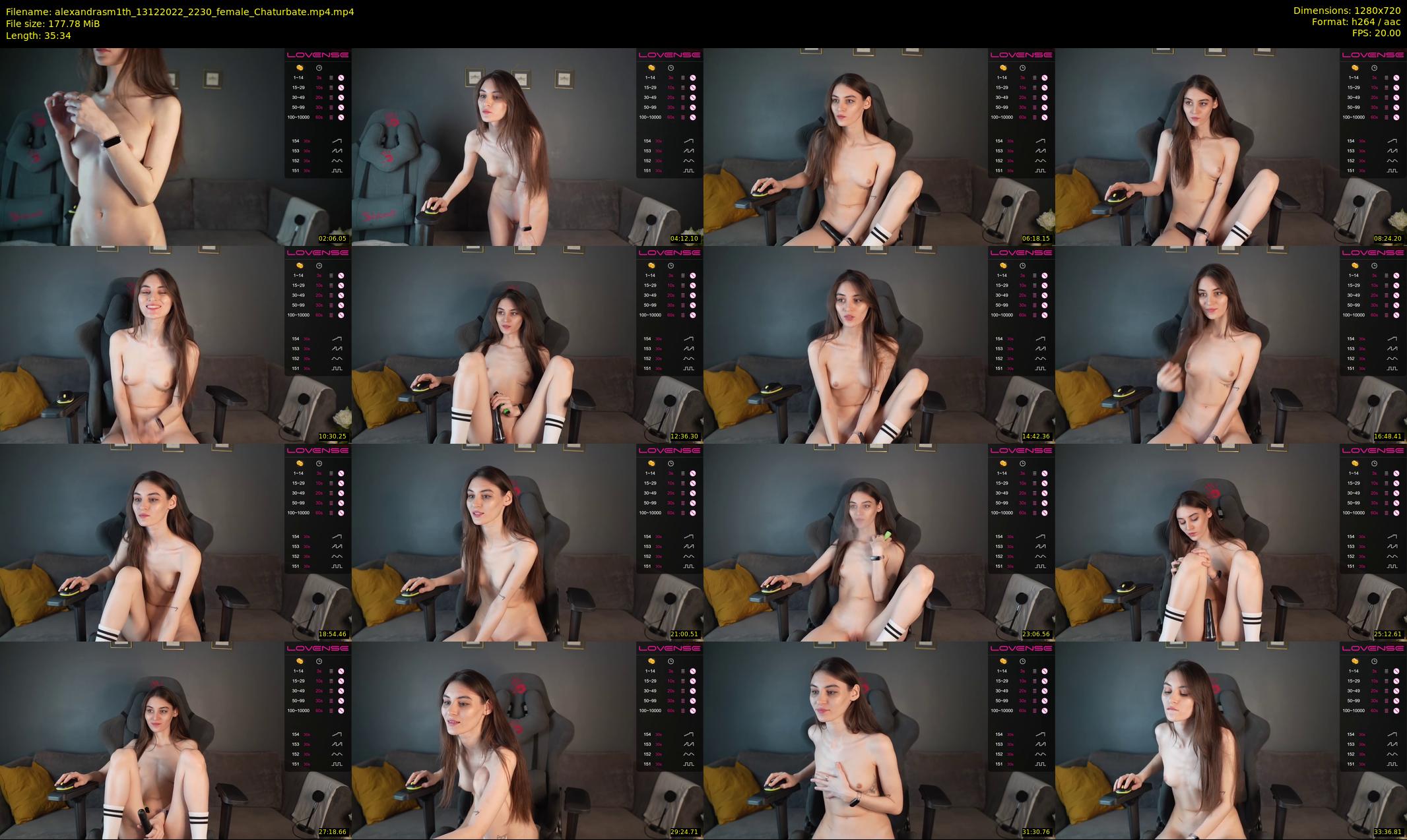 alexandrasm1th — 36 minute Chaturbate female cam show recording, 720p, Dec 13, 2022