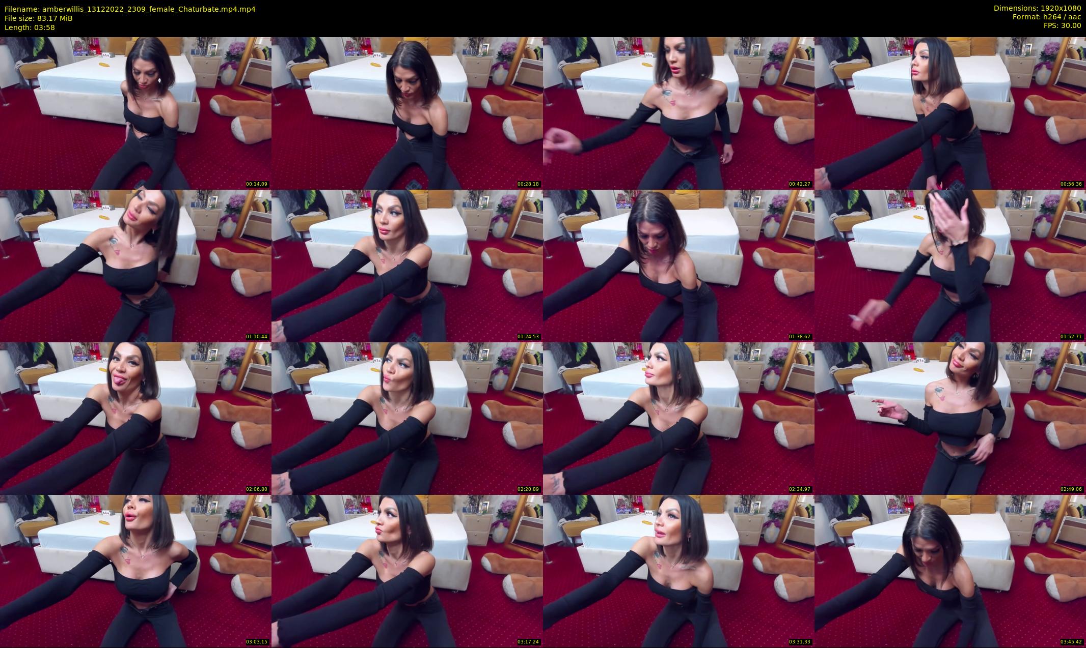 amberwillis — 4 minute Chaturbate female cam show recording, 1080p, Dec 13, 2022