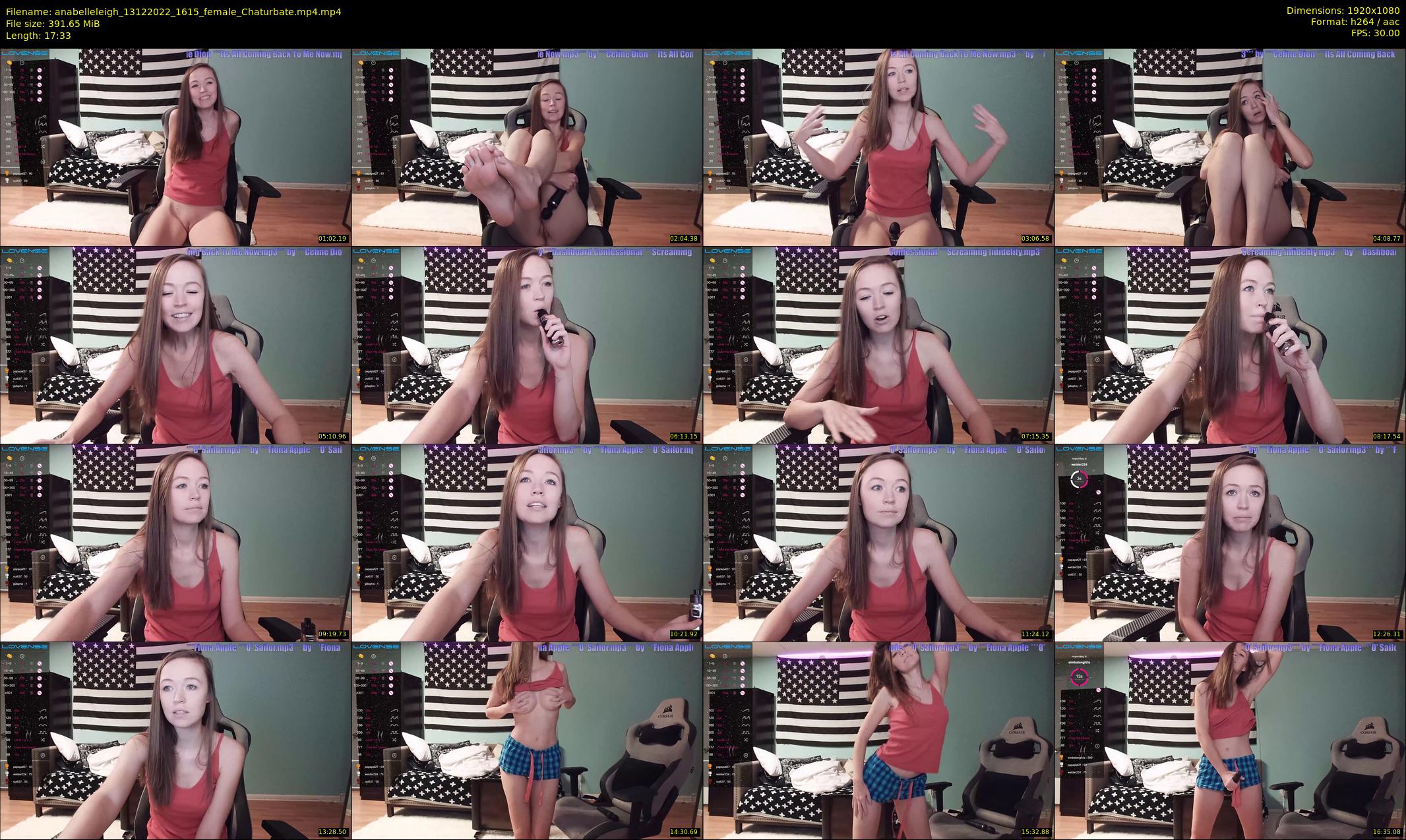 anabelleleigh — 18 minute Chaturbate female cam show recording, 1080p, Dec 13, 2022