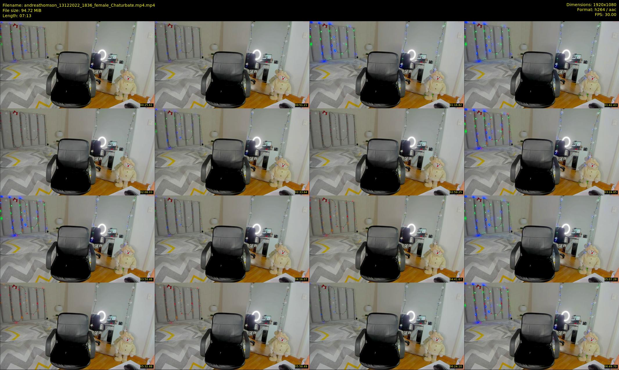 andreathomson — 8 minute Chaturbate female cam show recording, 1080p, Dec 13, 2022