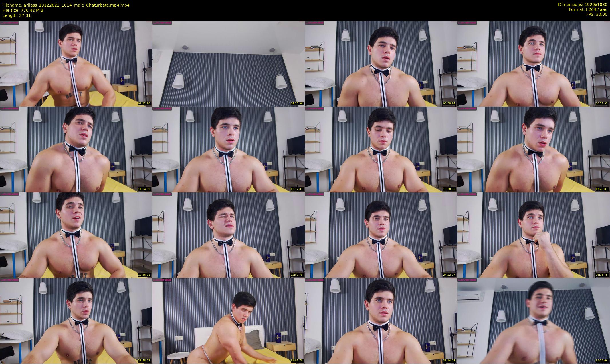 arilass — 38 minute Chaturbate male cam show recording, 1080p, Dec 13, 2022