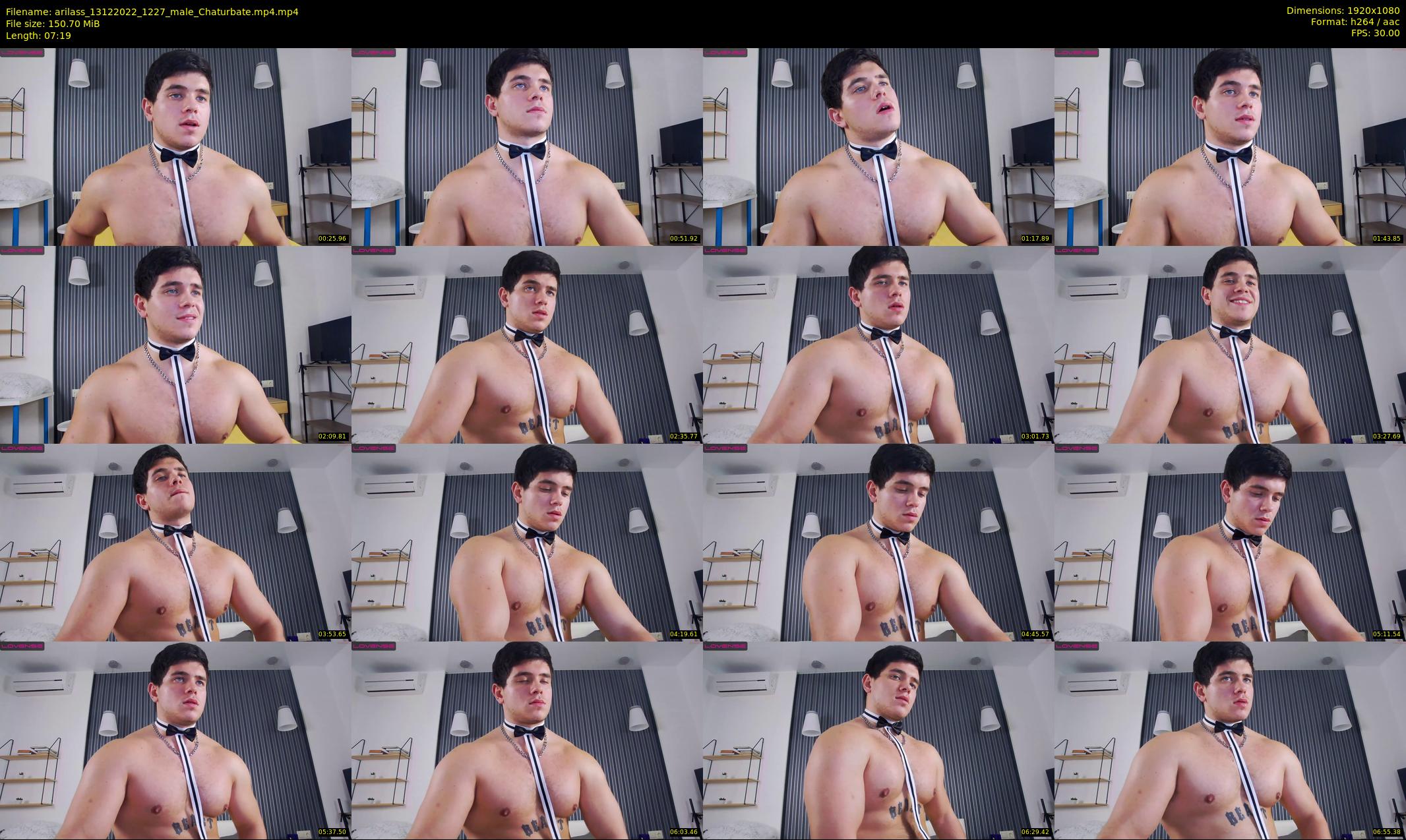 arilass — 8 minute Chaturbate male cam show recording, 1080p, Dec 13, 2022