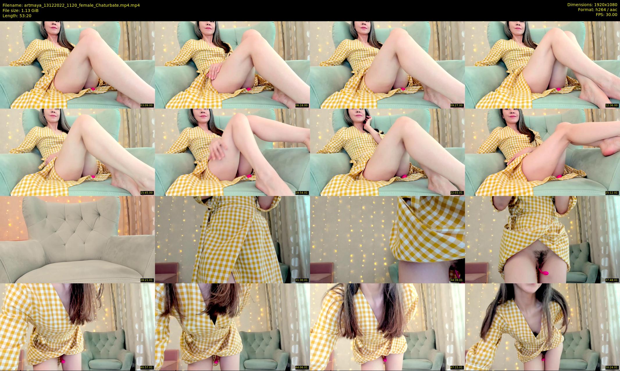 artmaya — 54 minute Chaturbate female cam show recording, 1080p, Dec 13, 2022