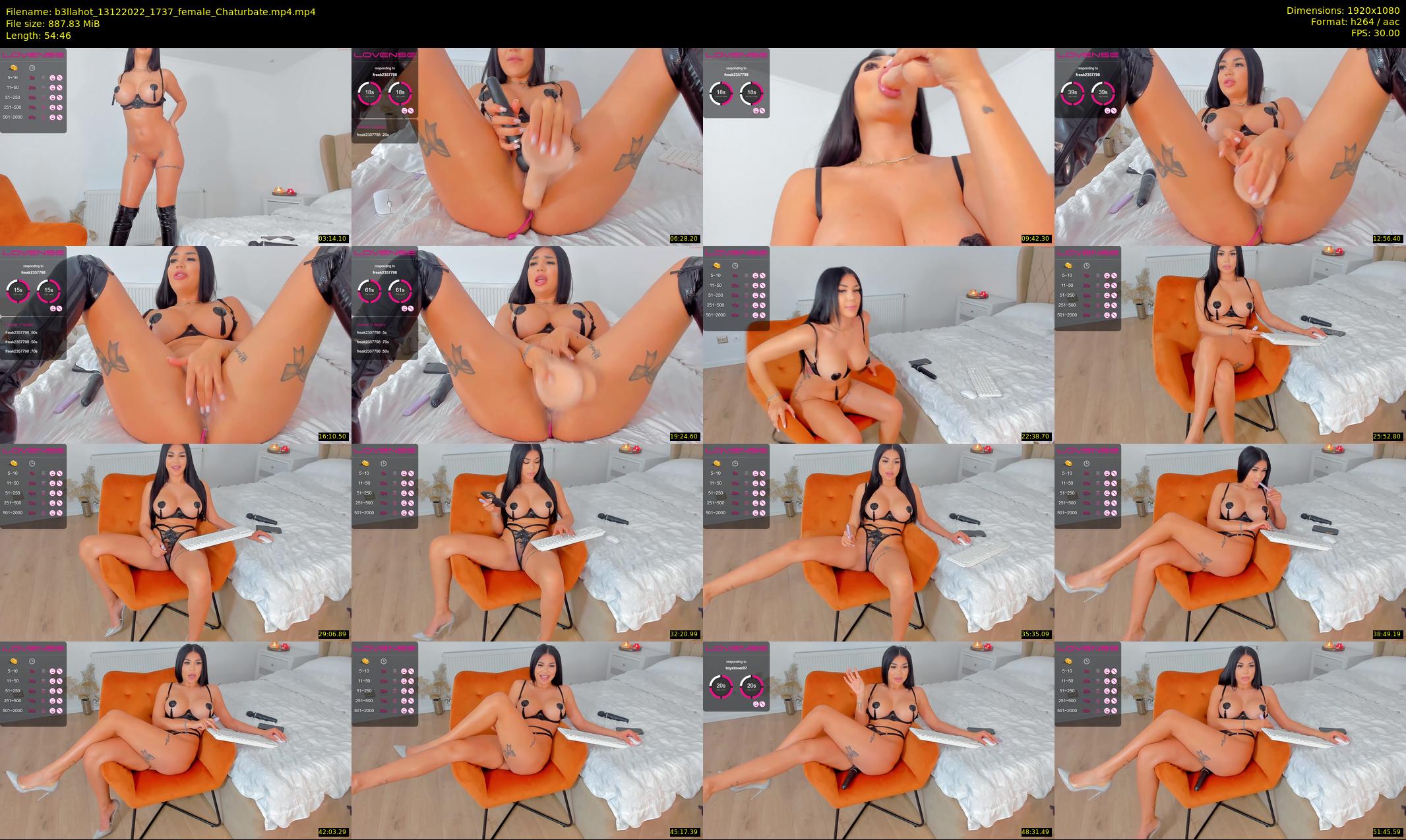 b3llahot — 55 minute Chaturbate female cam show recording, 1080p, Dec 13, 2022