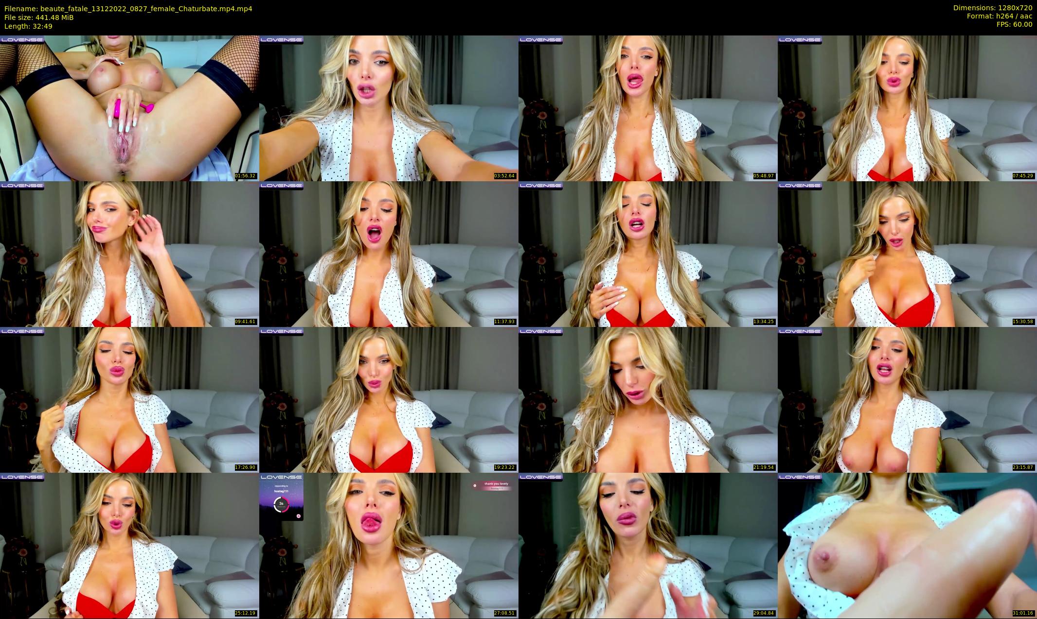 beaute_fatale — 33 minute Chaturbate female cam show recording, 720p, Dec 13, 2022