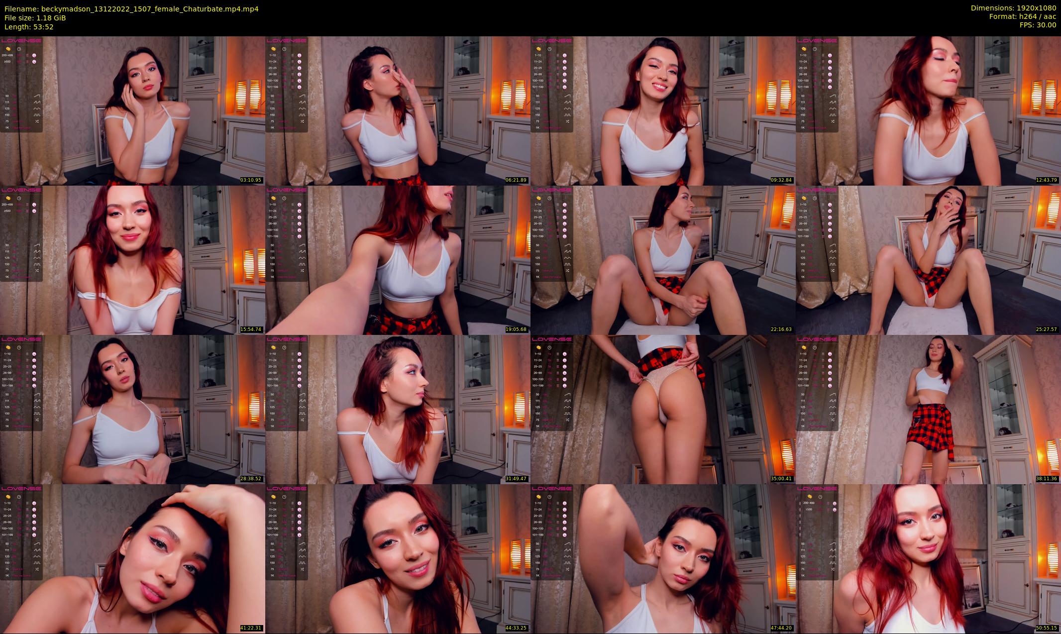 beckymadson — 54 minute Chaturbate female cam show recording, 1080p, Dec 13, 2022
