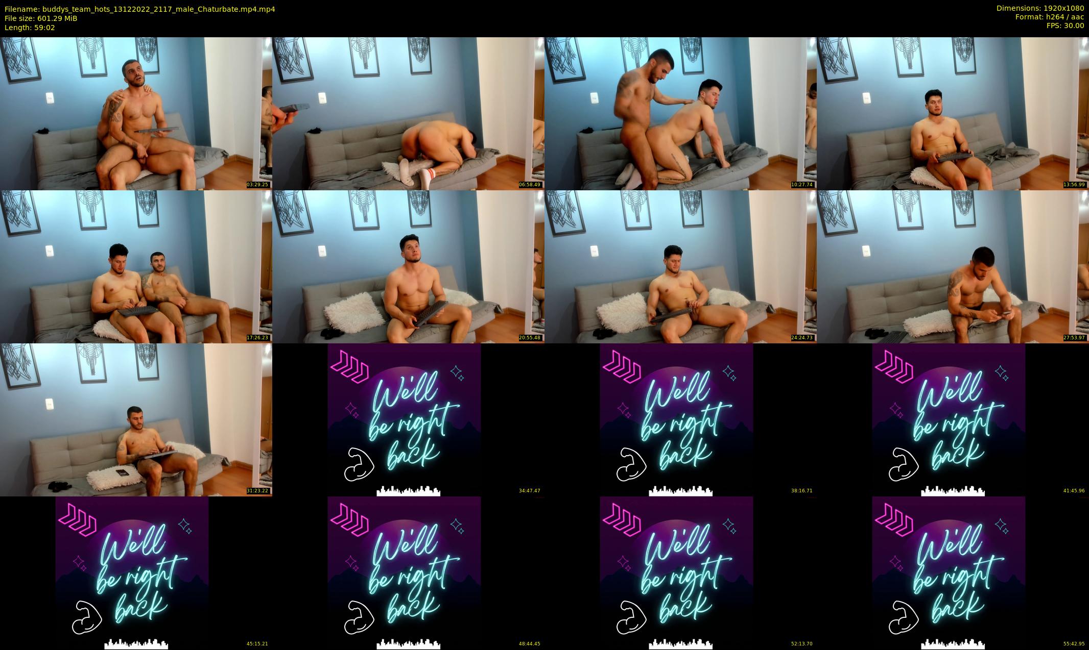 buddys_team_hots — 60 minute Chaturbate couple cam show recording, 1080p, Dec 13, 2022