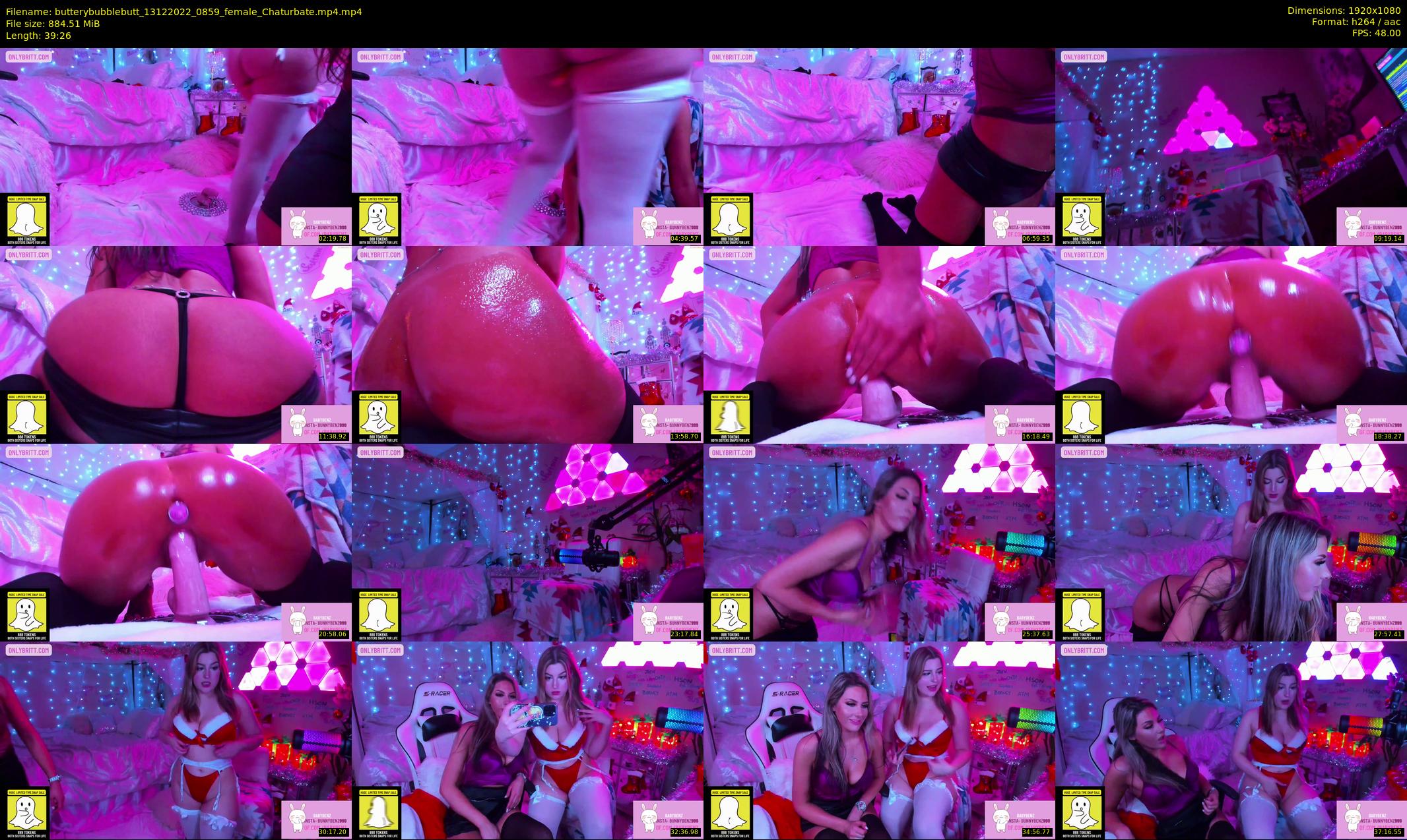 butterybubblebutt — 40 minute Chaturbate couple cam show recording, 1080p, Dec 13, 2022