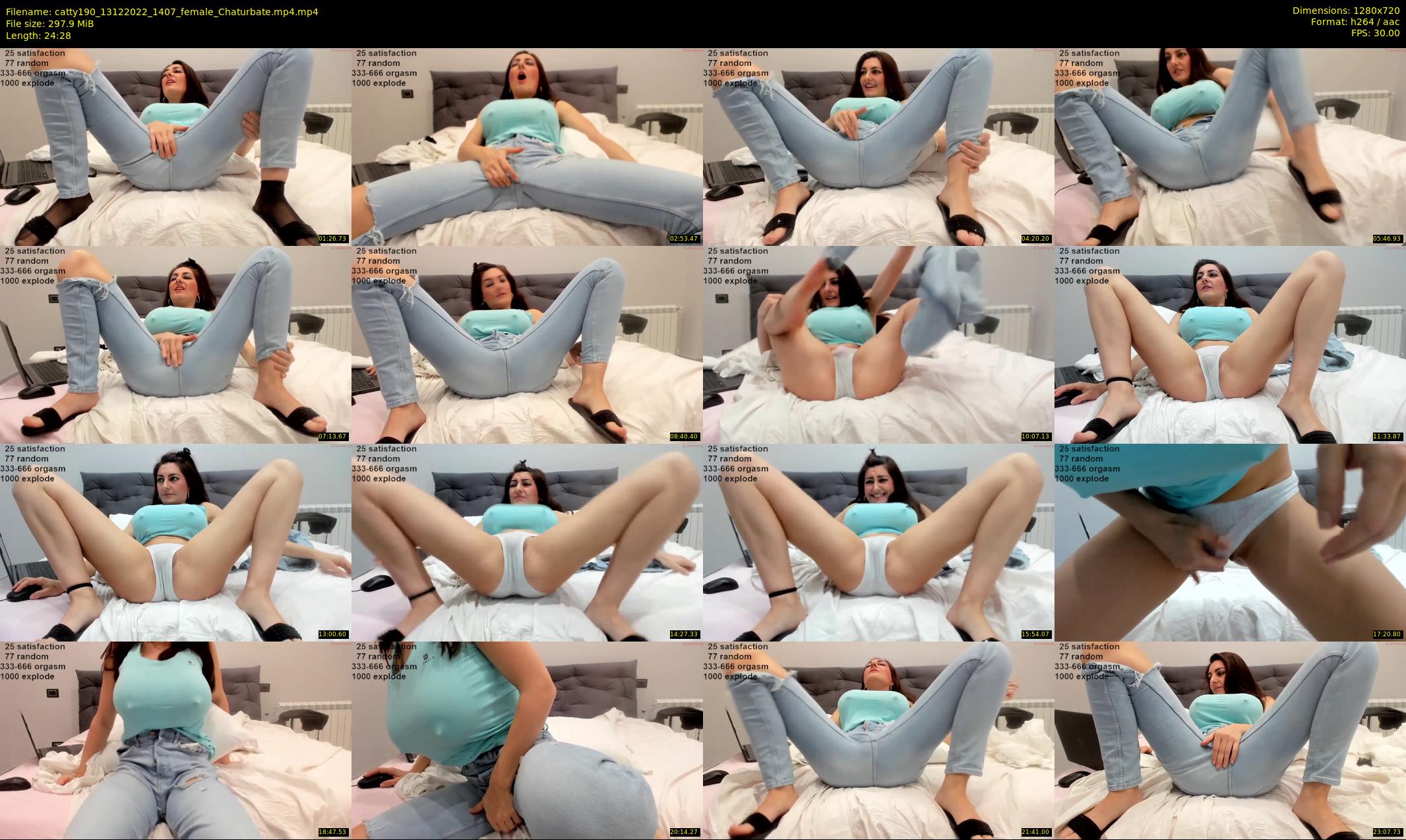catty190 — 25 minute Chaturbate female cam show recording, 720p, Dec 13, 2022