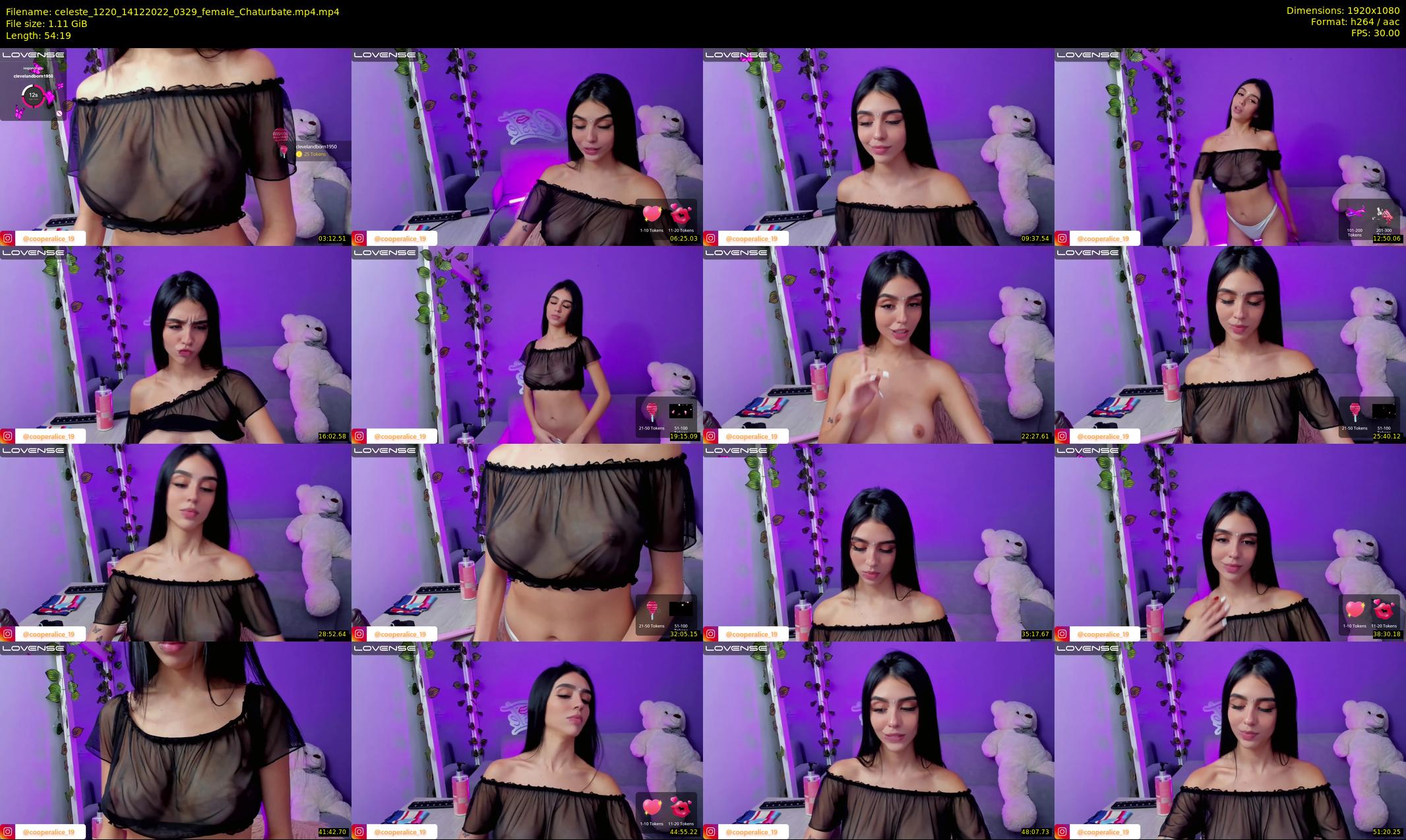 celeste_1220 — 55 minute Chaturbate female cam show recording, 1080p, Dec 14, 2022