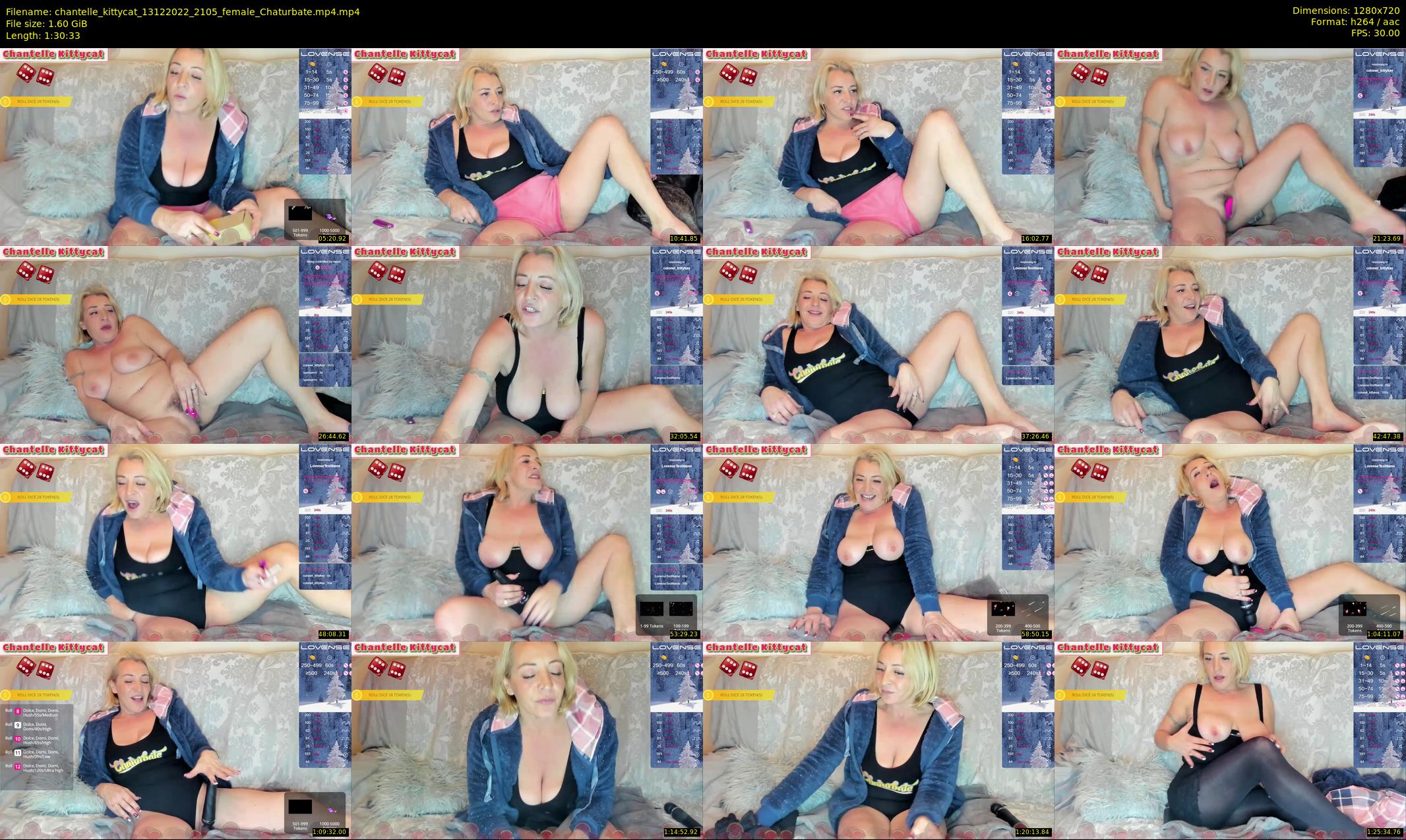 chantelle_kittycat — 91 minute Chaturbate female cam show recording, 720p, Dec 13, 2022