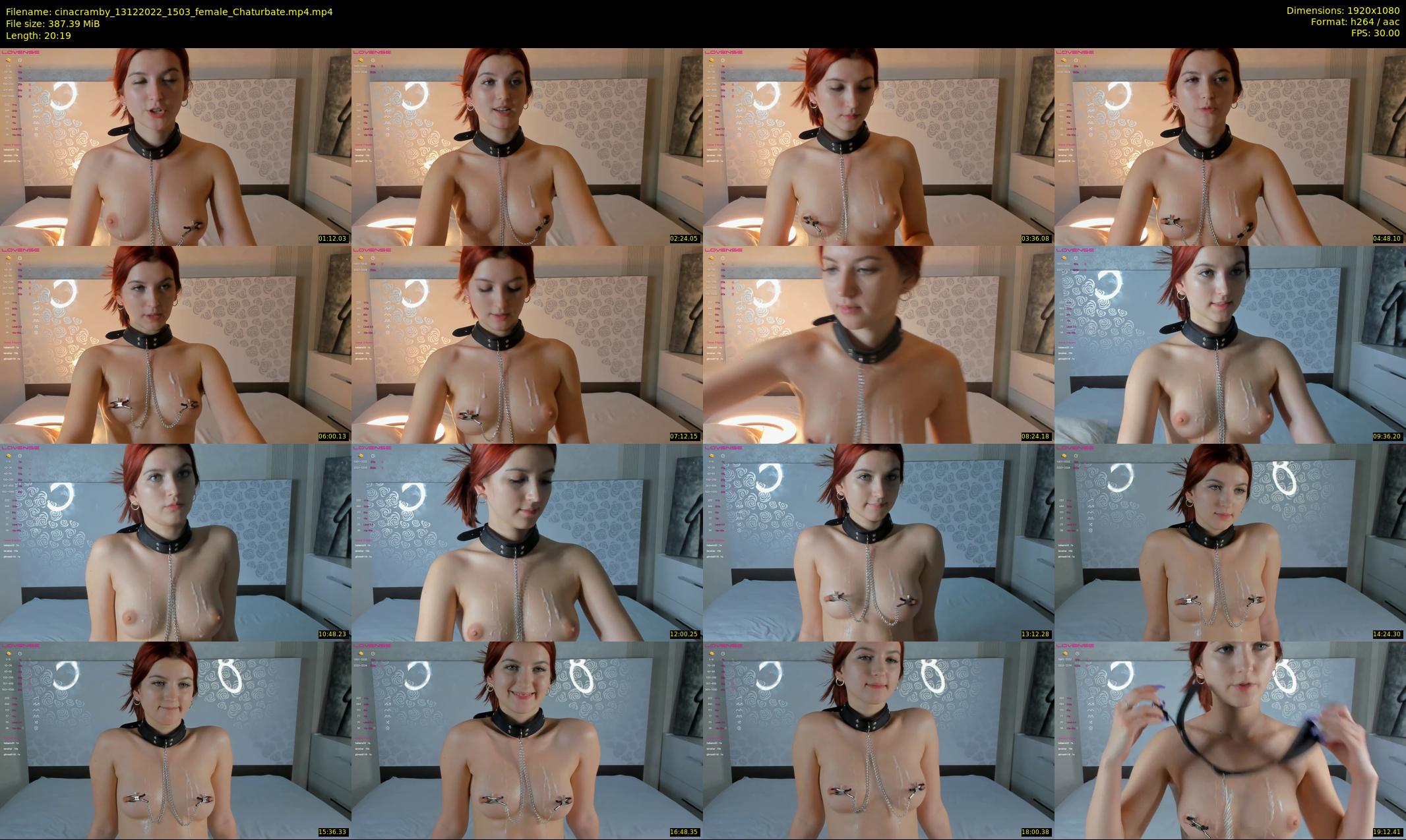cinacramby — 21 minute Chaturbate female cam show recording, 1080p, Dec 13, 2022