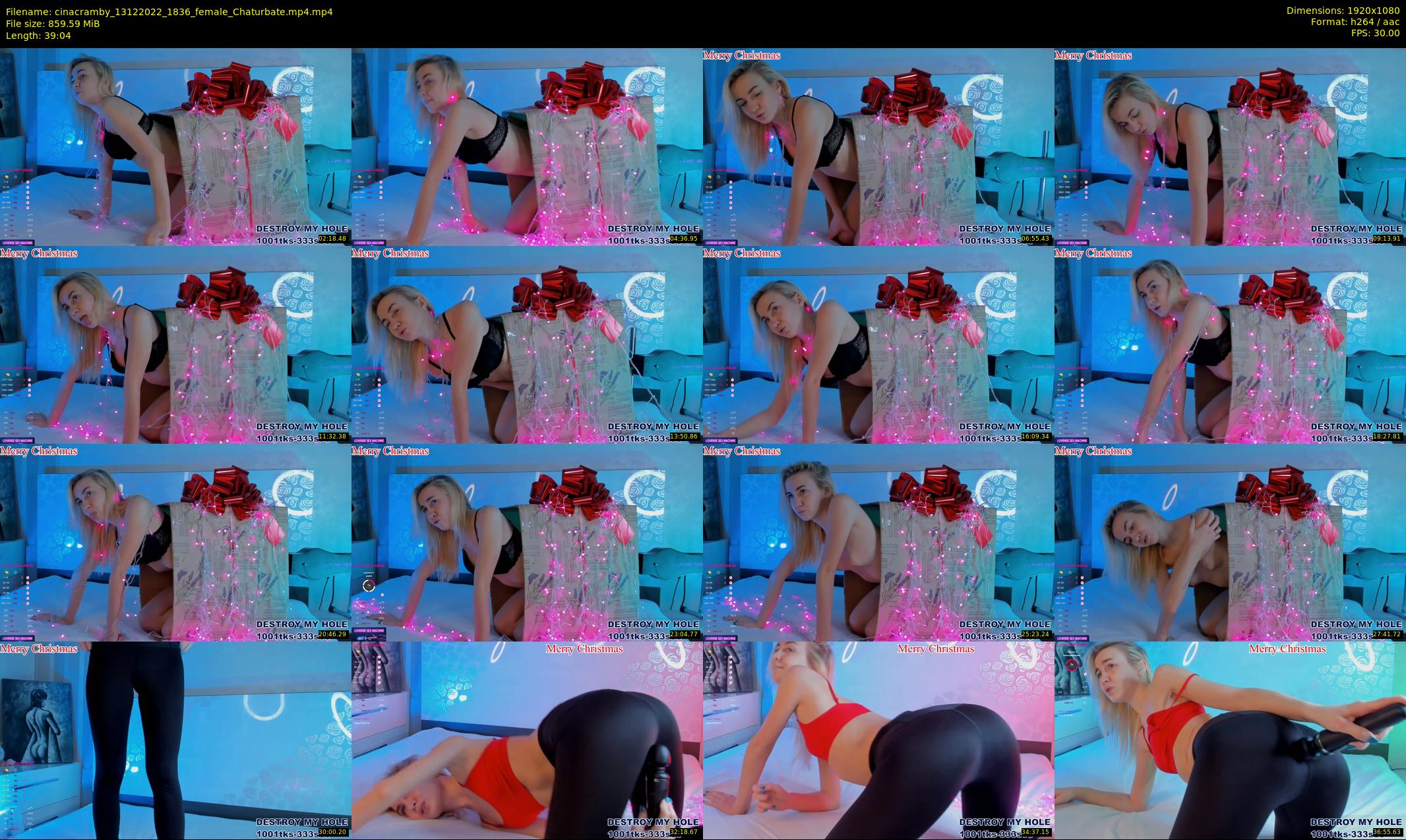 cinacramby — 40 minute Chaturbate female cam show recording, 1080p, Dec 13, 2022