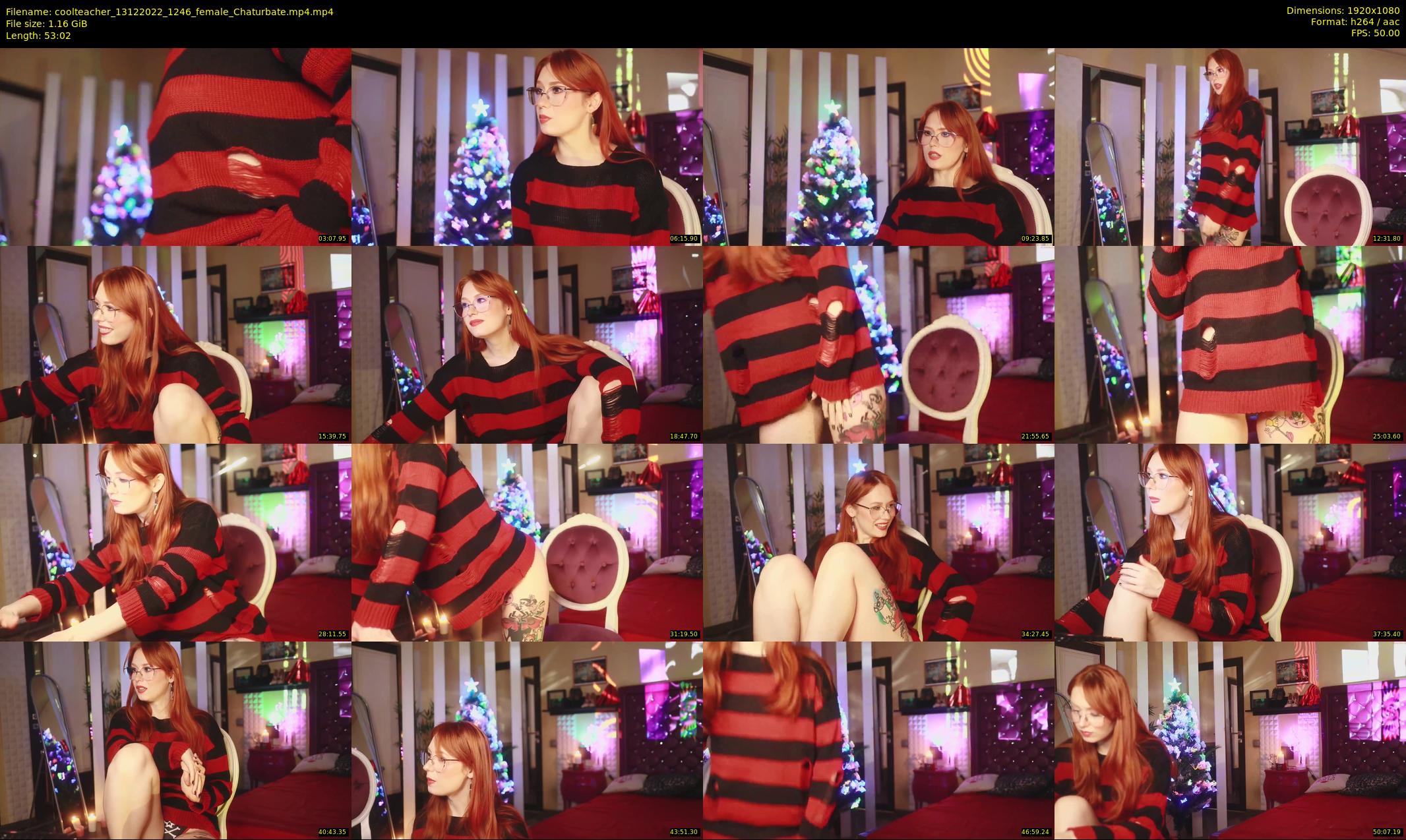 coolteacher — 54 minute Chaturbate female cam show recording, 1080p, Dec 13, 2022