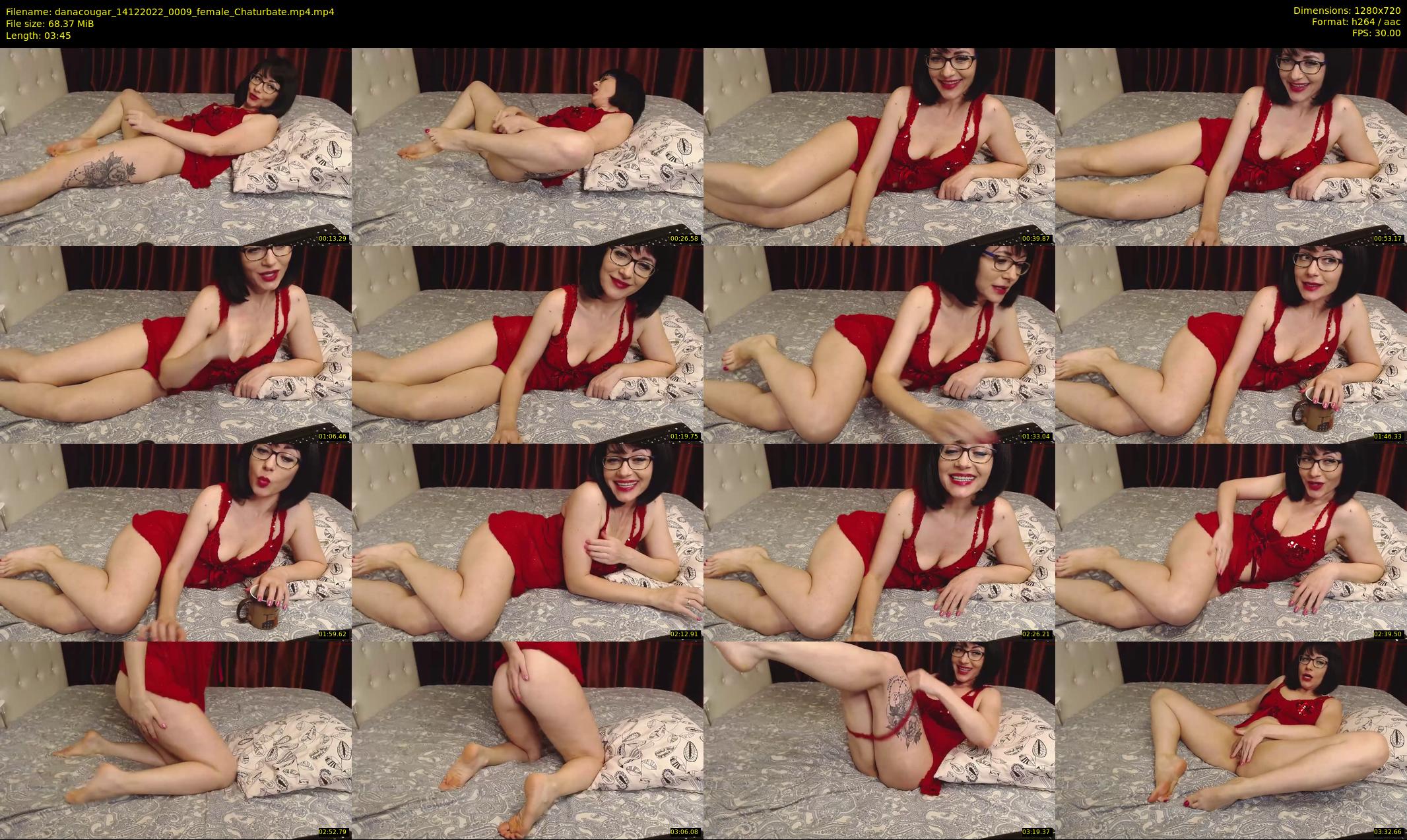 danacougar — 4 minute Chaturbate female cam show recording, 720p, Dec 14, 2022