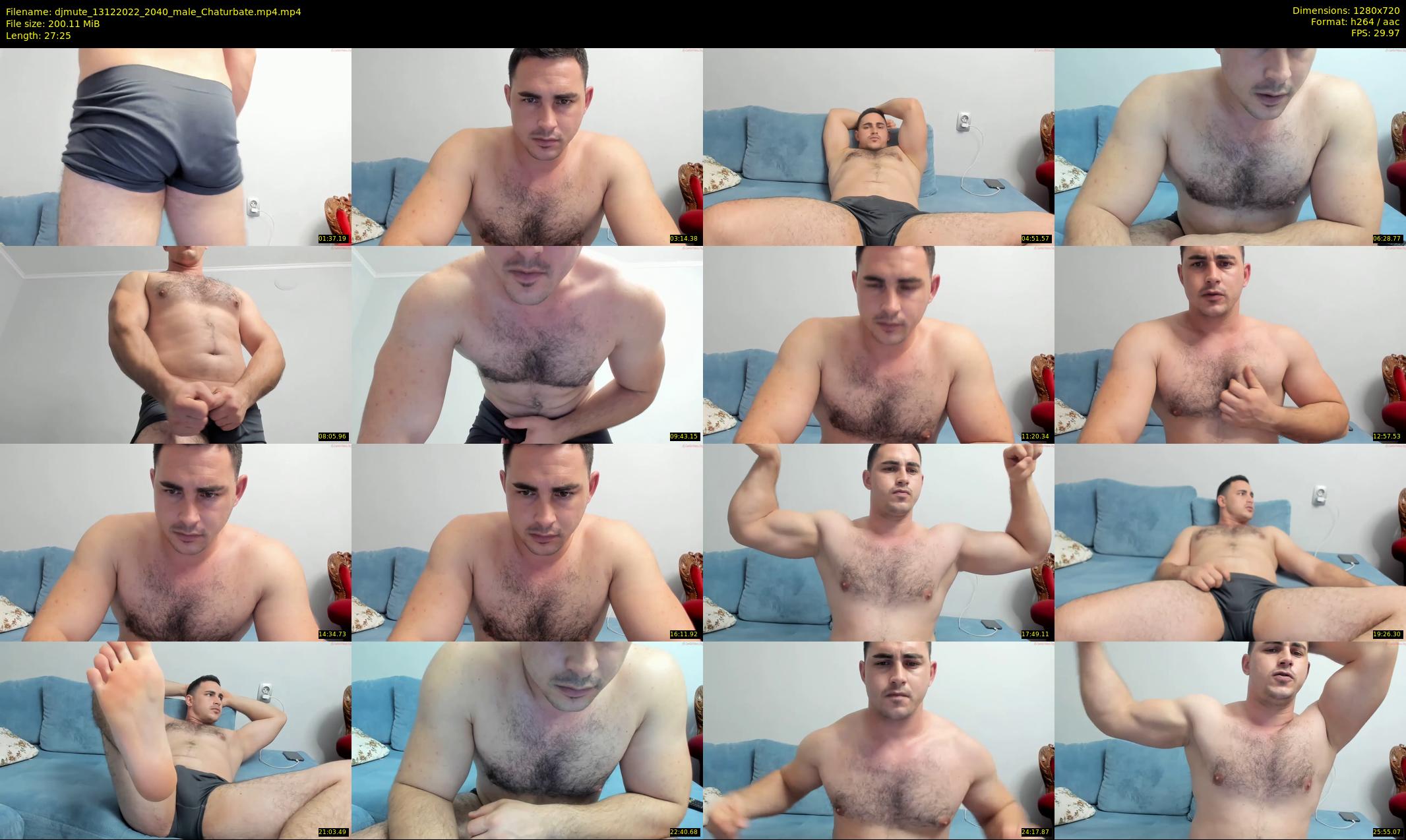 djmute — 28 minute Chaturbate male cam show recording, 720p, Dec 13, 2022