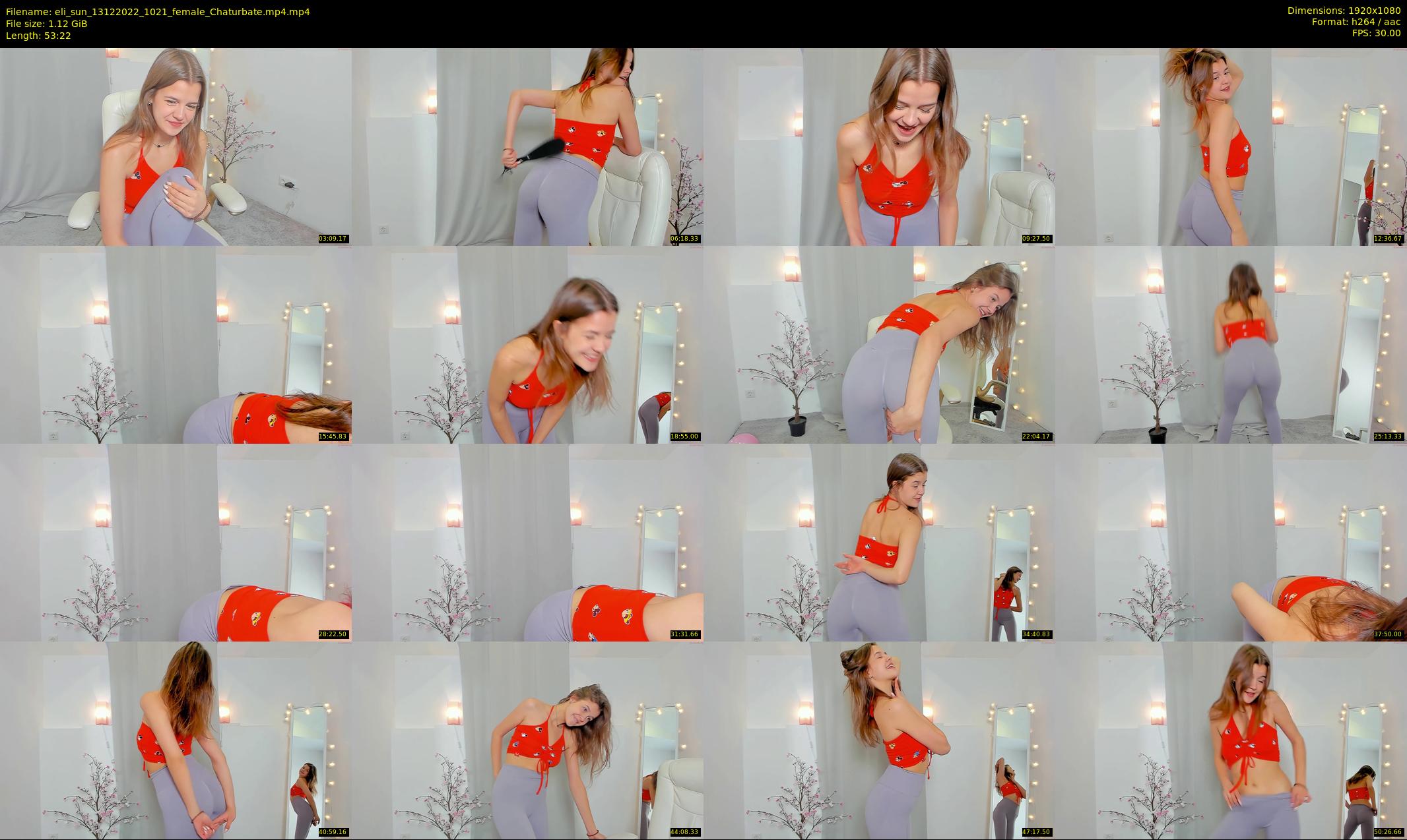 eli_sun — 54 minute Chaturbate female cam show recording, 1080p, Dec 13, 2022