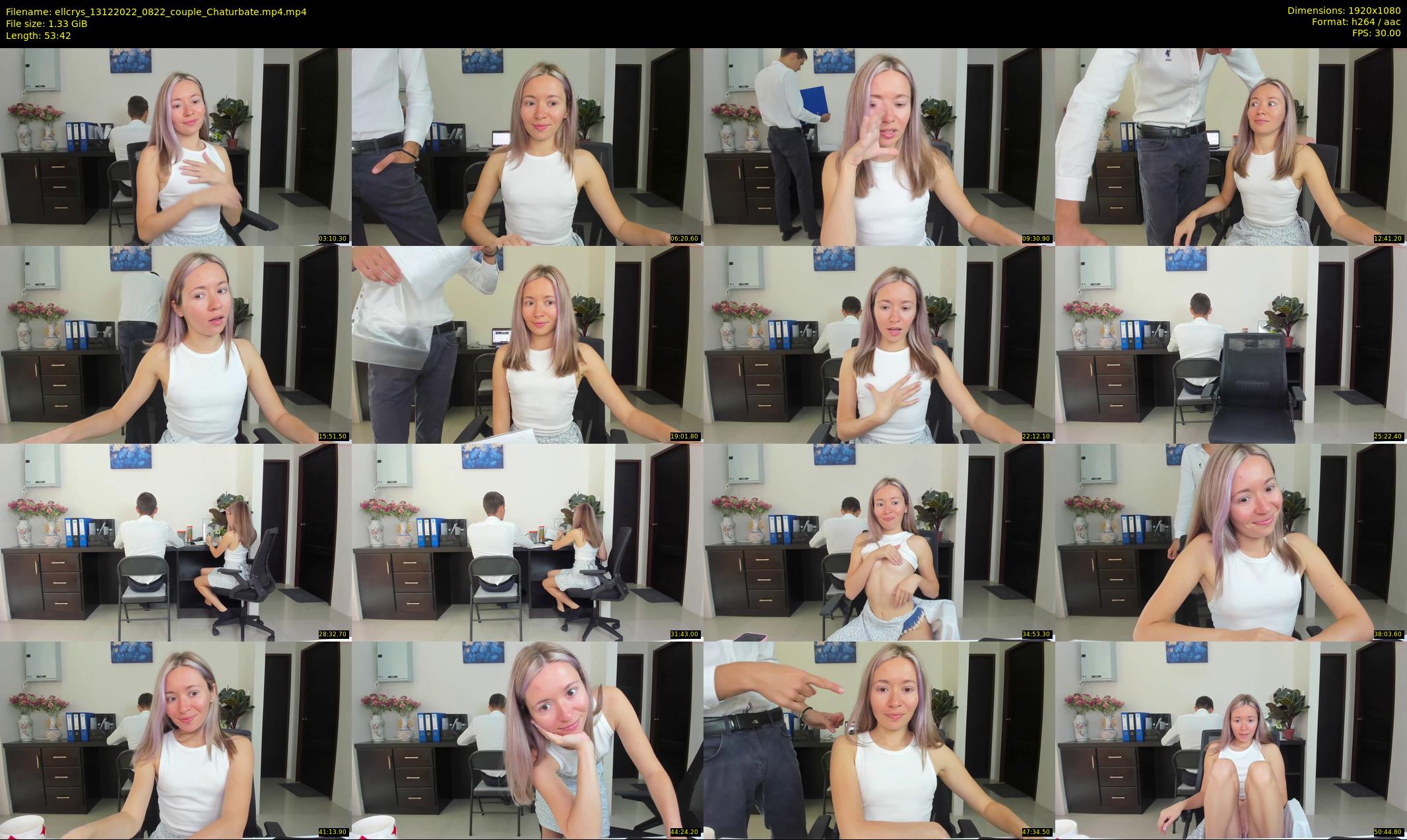 ellcrys — 54 minute Chaturbate couple cam show recording, 1080p, Dec 13, 2022