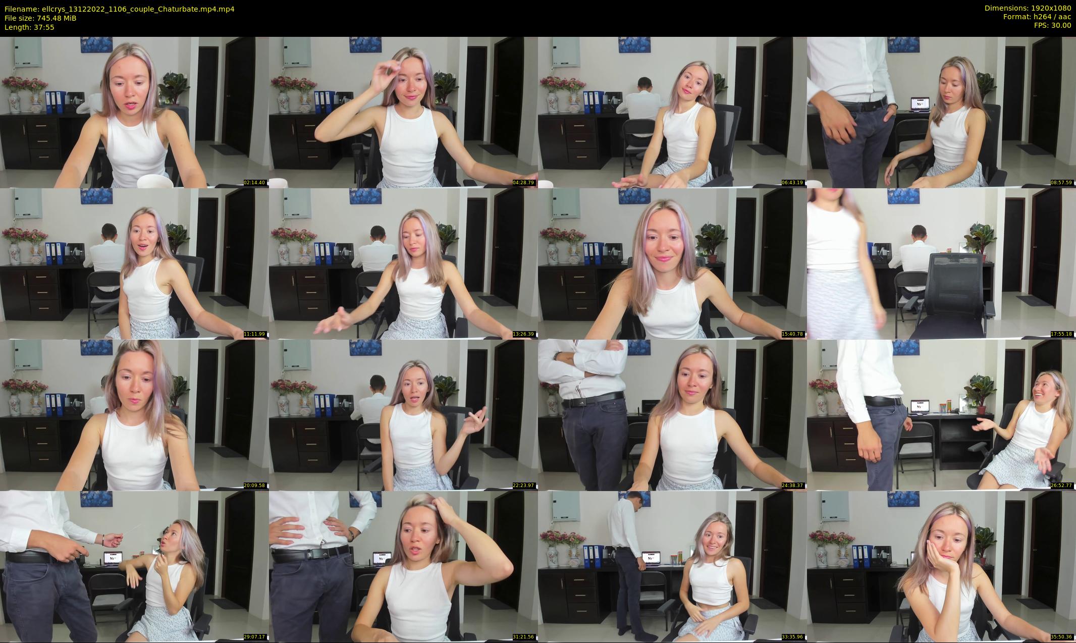 ellcrys — 38 minute Chaturbate couple cam show recording, 1080p, Dec 13, 2022