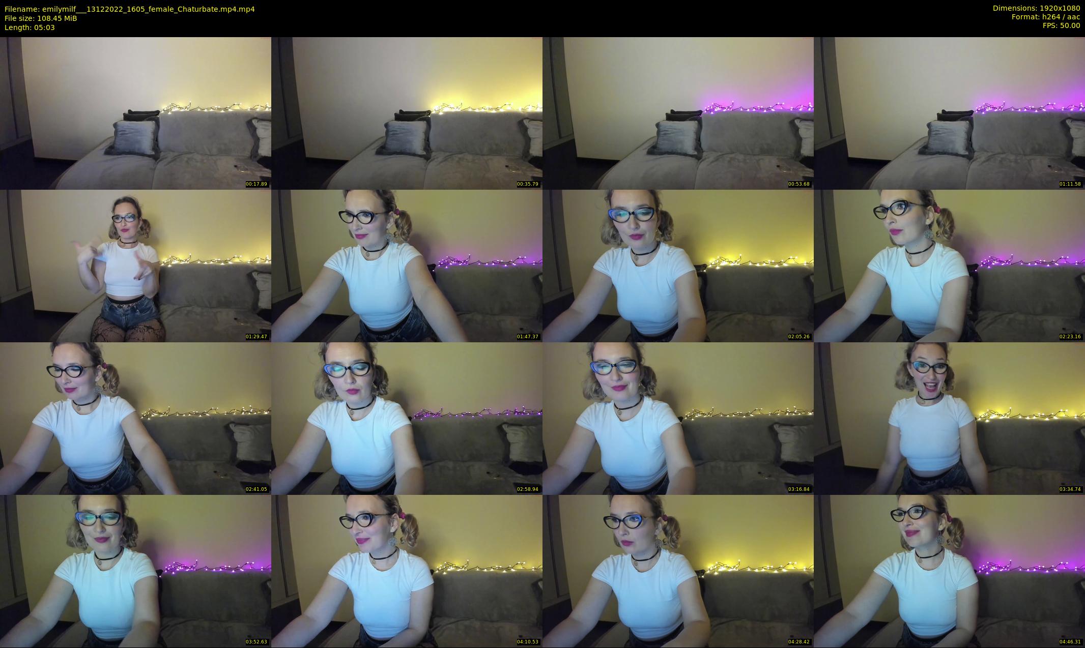 emilymilf__ — 6 minute Chaturbate female cam show recording, 1080p, Dec 13, 2022