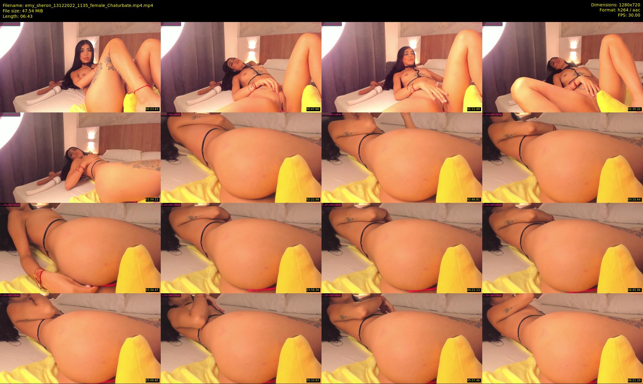 emy_sheron — 7 minute Chaturbate female cam show recording, 720p, Dec 13, 2022