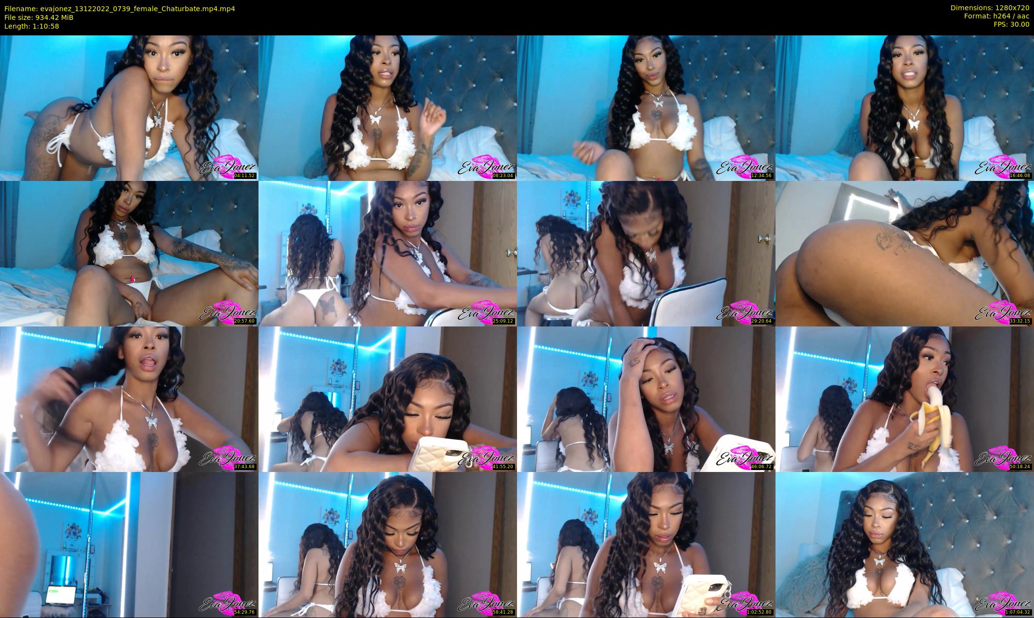 evajonez — 71 minute Chaturbate female cam show recording, 720p, Dec 13, 2022