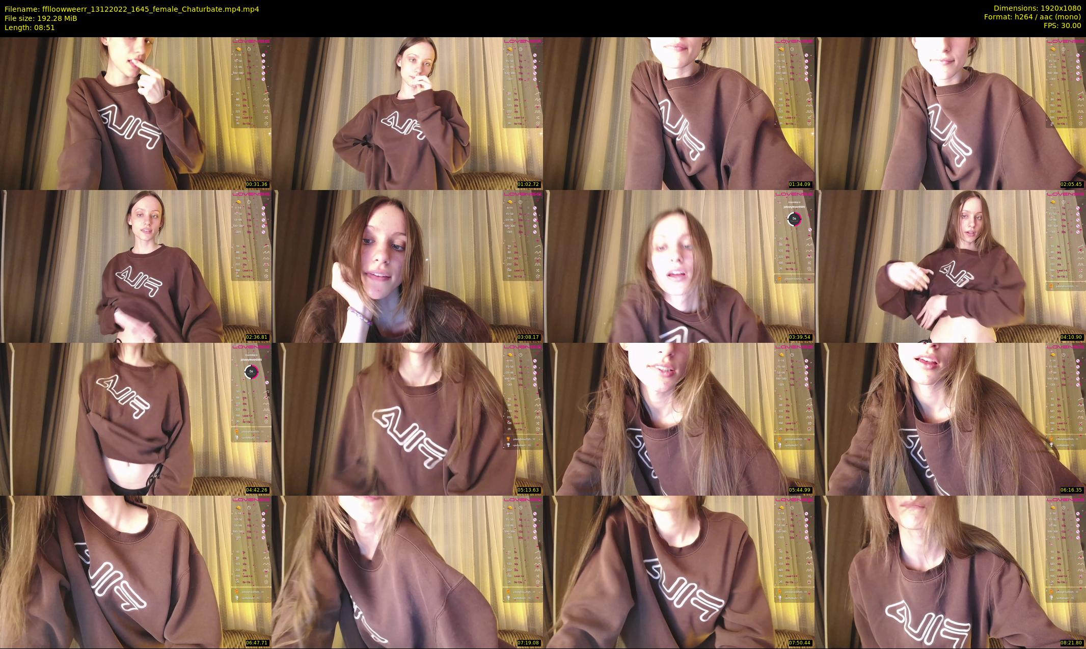 fflloowweerr — 9 minute Chaturbate couple cam show recording, 1080p, Dec 13, 2022