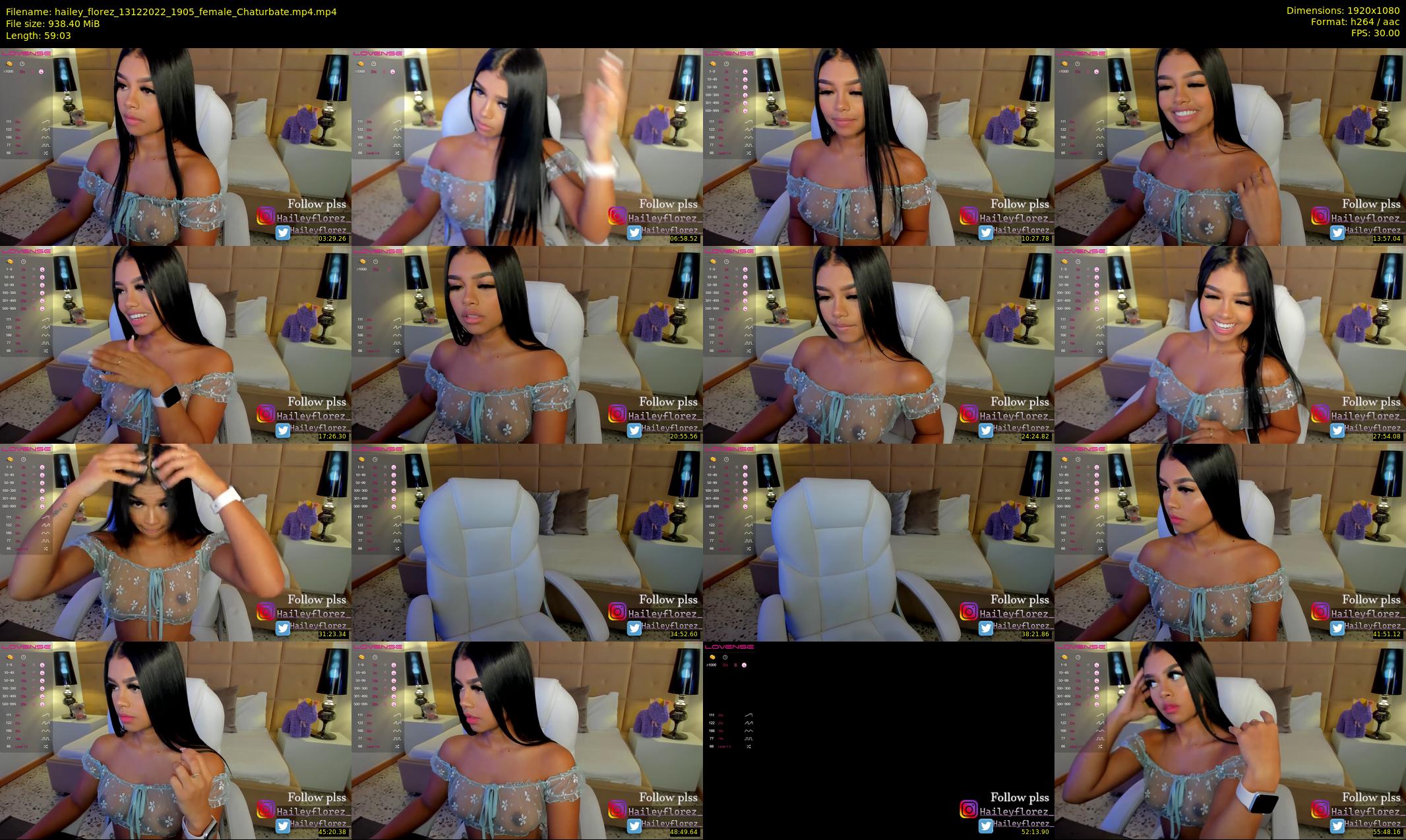 hailey_florez — 60 minute Chaturbate female cam show recording, 1080p, Dec 13, 2022