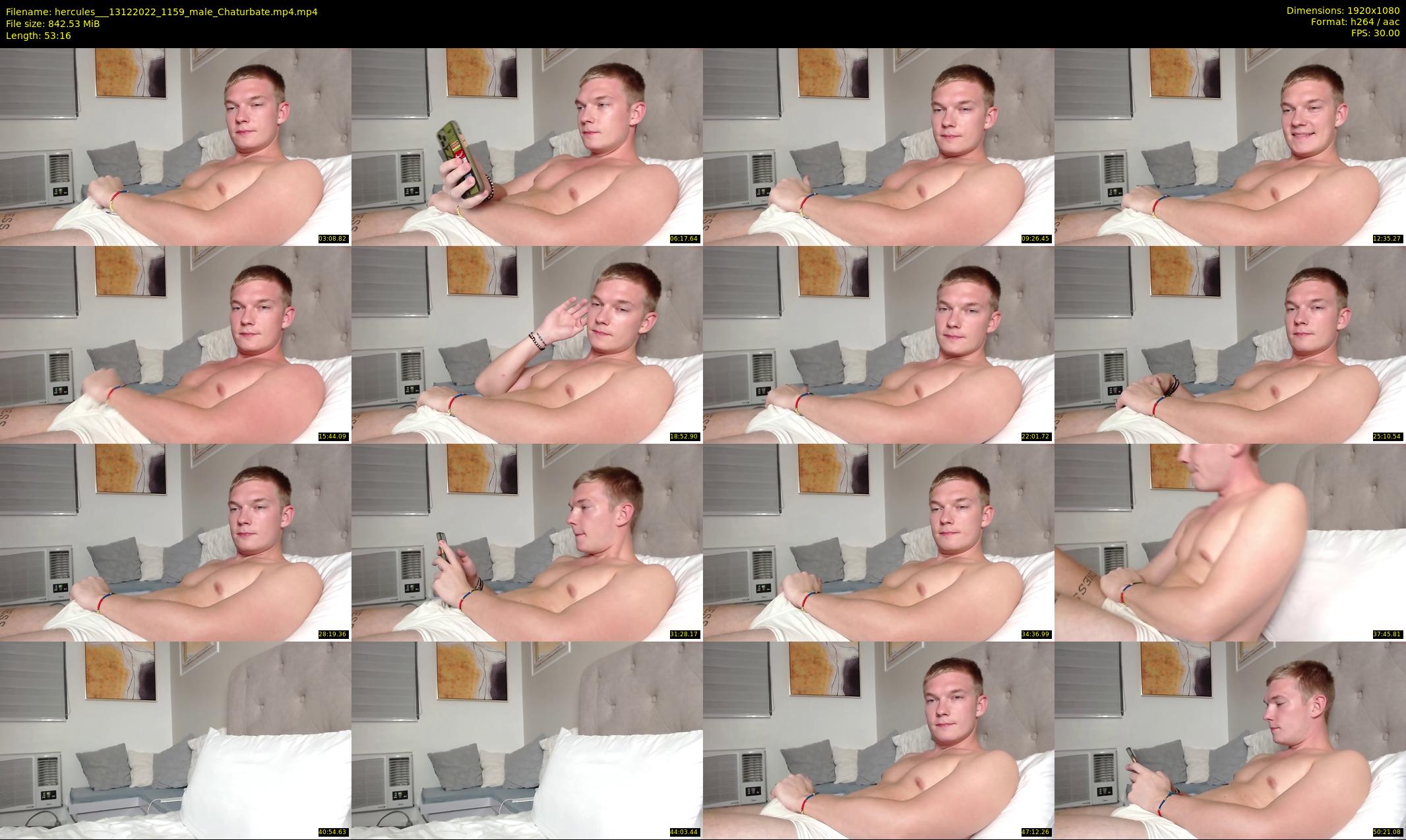 hercules__ — 54 minute Chaturbate male cam show recording, 1080p, Dec 13, 2022