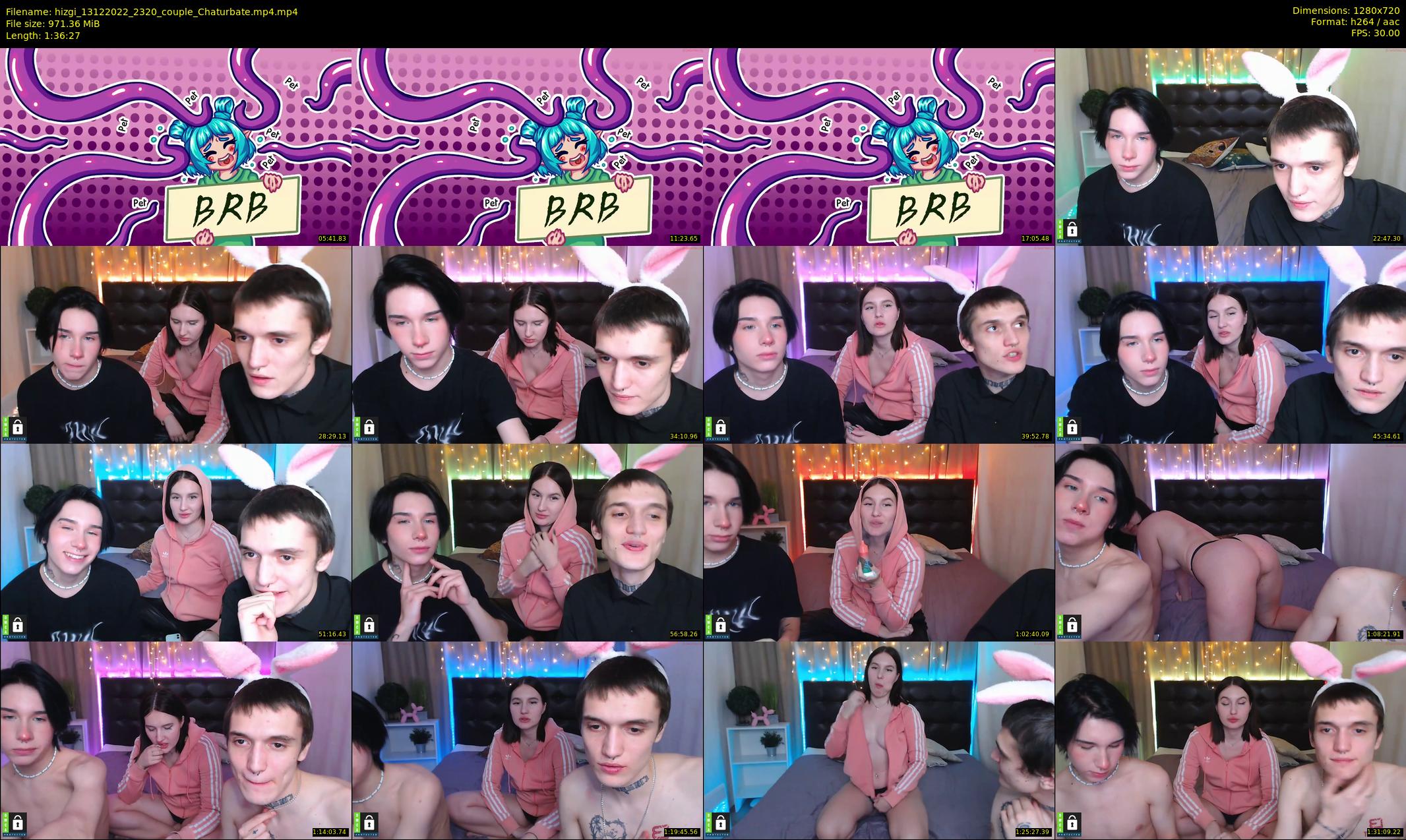 hizgi — 97 minute Chaturbate couple cam show recording, 720p, Dec 13, 2022