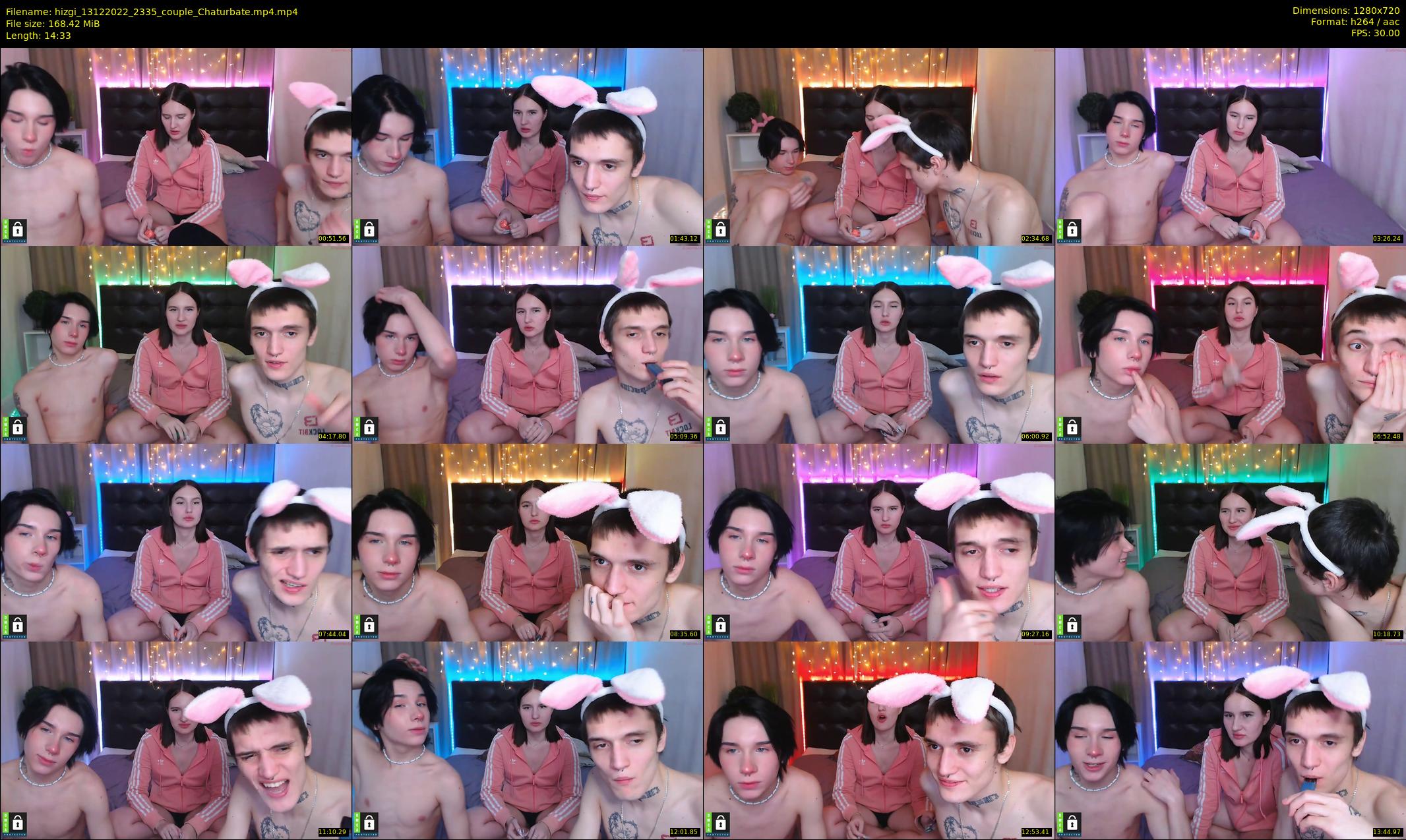 hizgi — 15 minute Chaturbate couple cam show recording, 720p, Dec 13, 2022