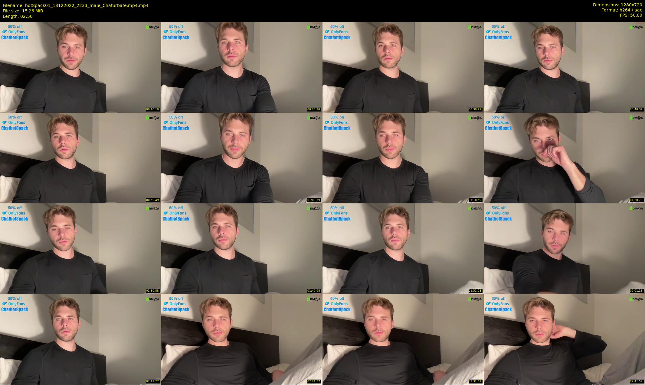 hot8pack01 — 3 minute Chaturbate male cam show recording, 720p, Dec 13, 2022