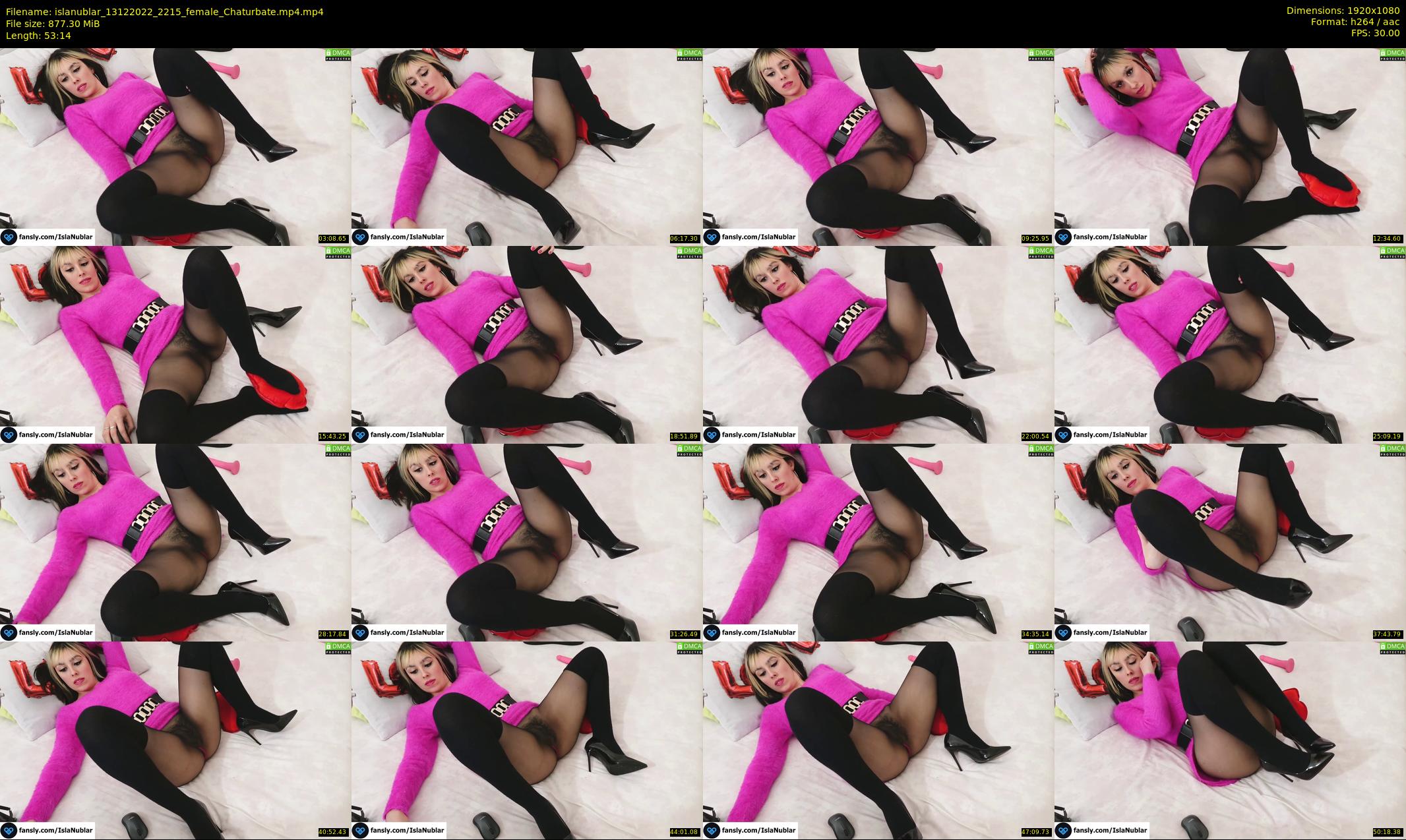 islanublar — 54 minute Chaturbate female cam show recording, 1080p, Dec 13, 2022