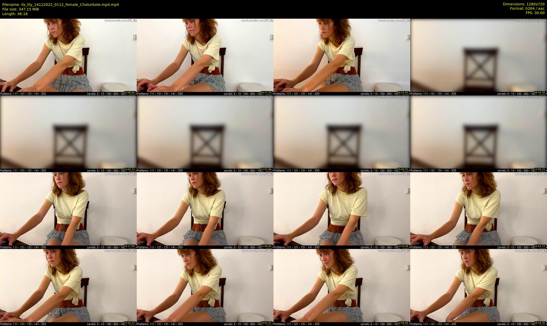 its_lily — 37 minute Chaturbate female cam show recording, 720p, Dec 14, 2022